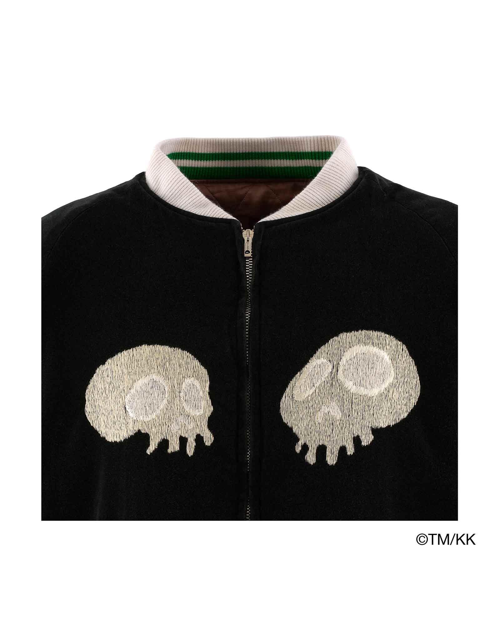 mononoke・made・モノノケメイド - ジャケット REVERSIBLE SKA JAMBER / BLK+PNK