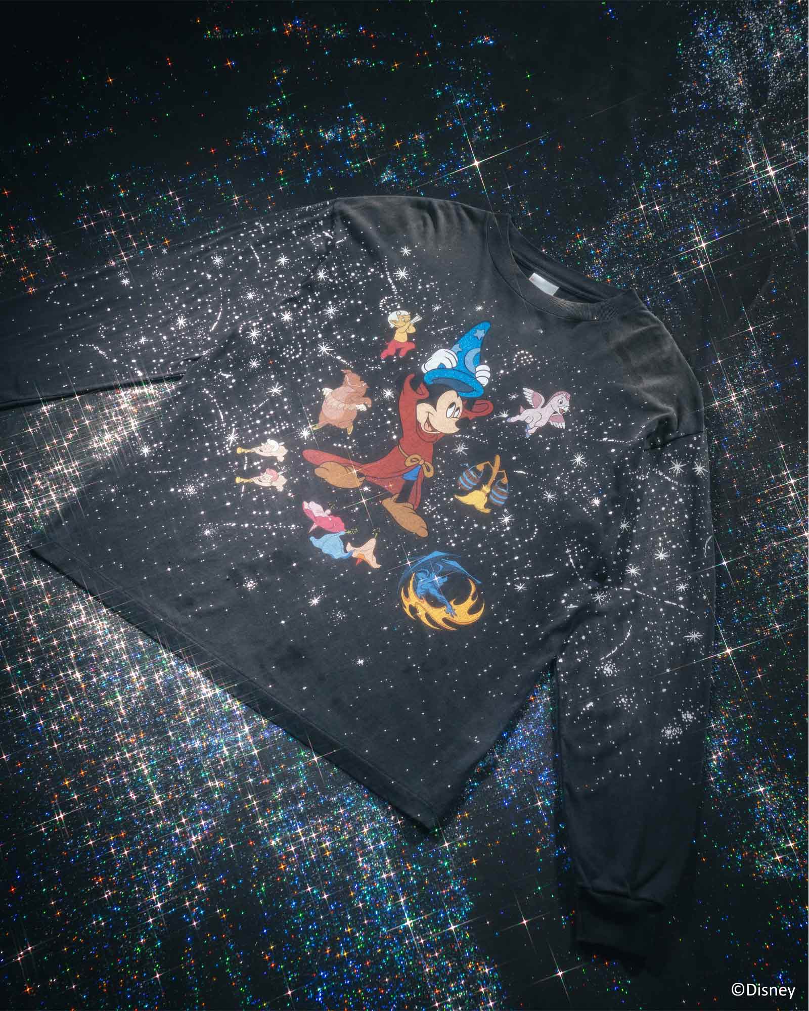 ©SAINT M××××××・圣迈克尔 -  DSNY_LS T-SHIRT/FANTASIA / BLACK