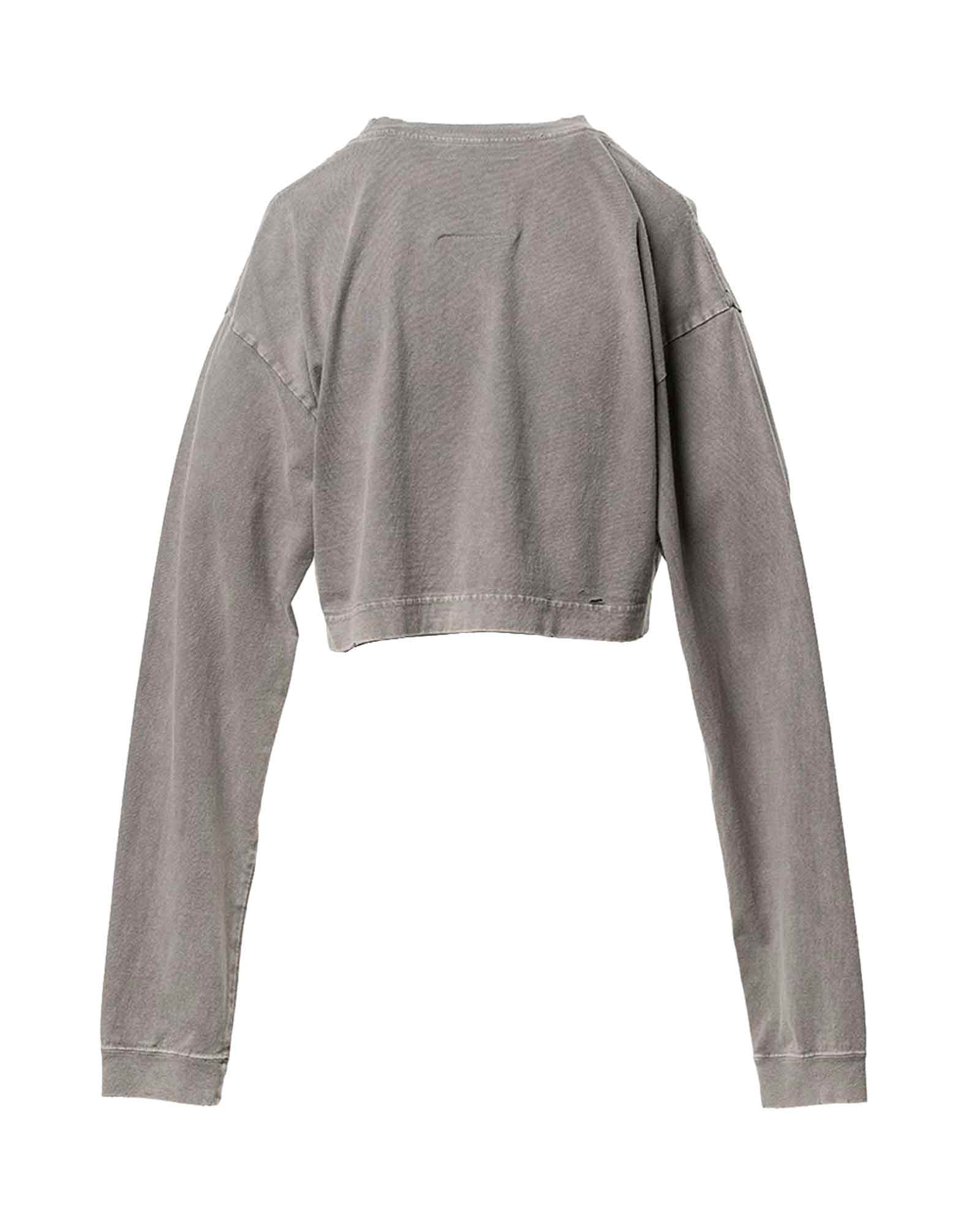 MIHARA YASUHIRO・Yasuhiro Mihara -  BLEACHED LS MINI TEE / KHAKI