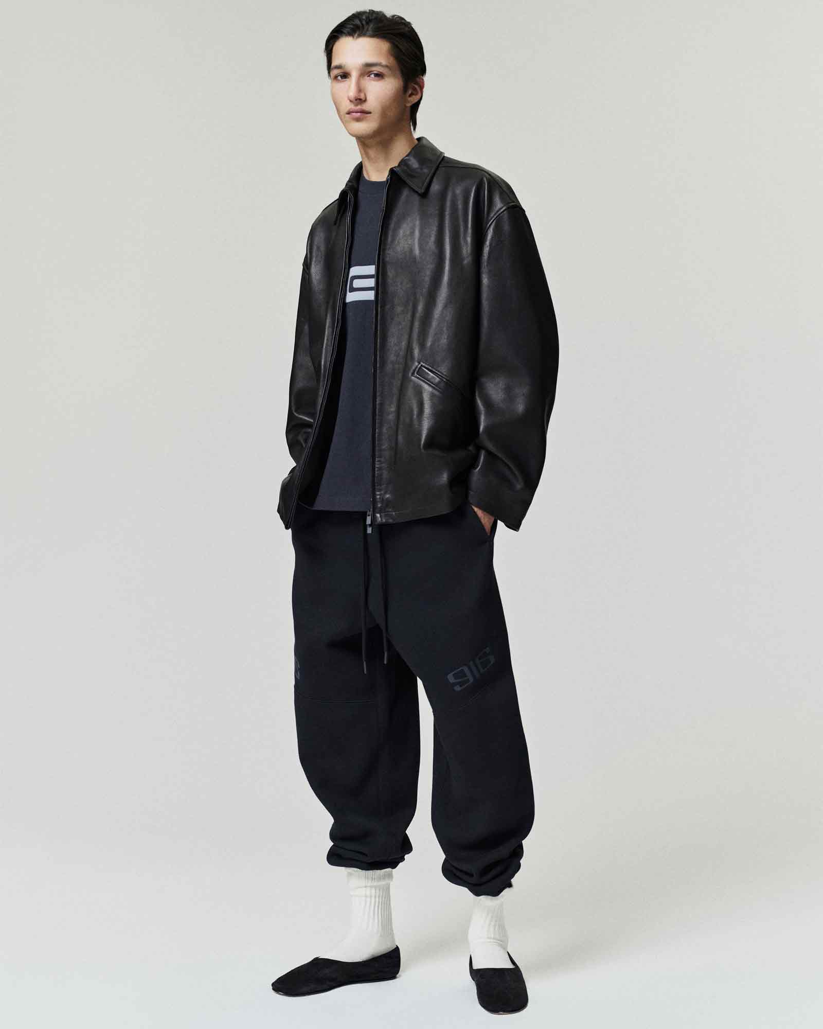 ©SAINT M××××××・圣迈克尔 -  CLASSIC MOTO SWEATPANT / VINTAGE BLACK