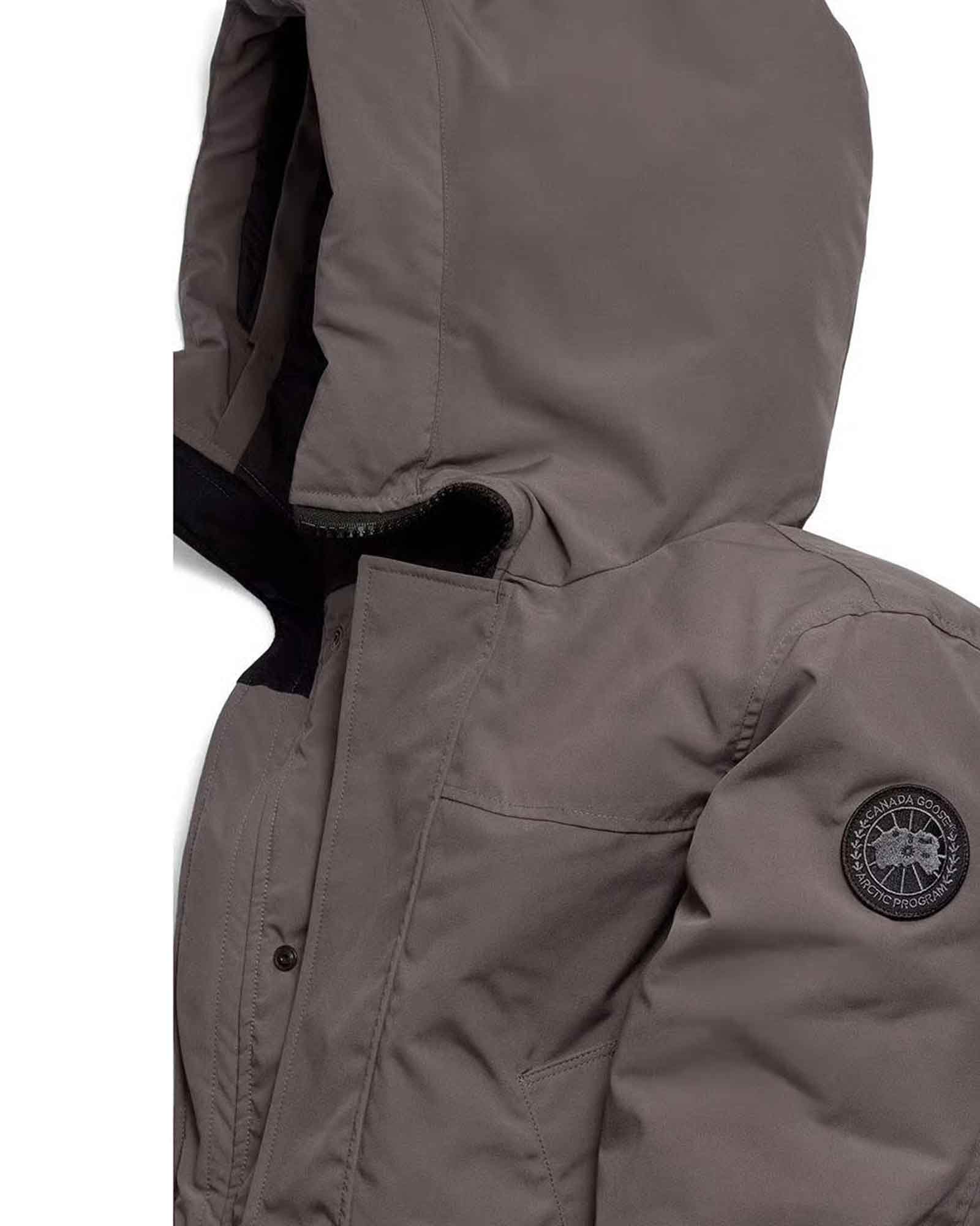 CANADA GOOSE・カナダグース - ダウンジャケット LANGFORD PARKA BLACK LABEL / COASTAL GREY