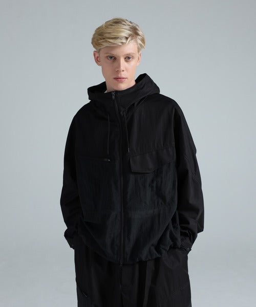 Y-3(ワイスリー) HOODED UTILITY JACKET / BLACK | Detail Application