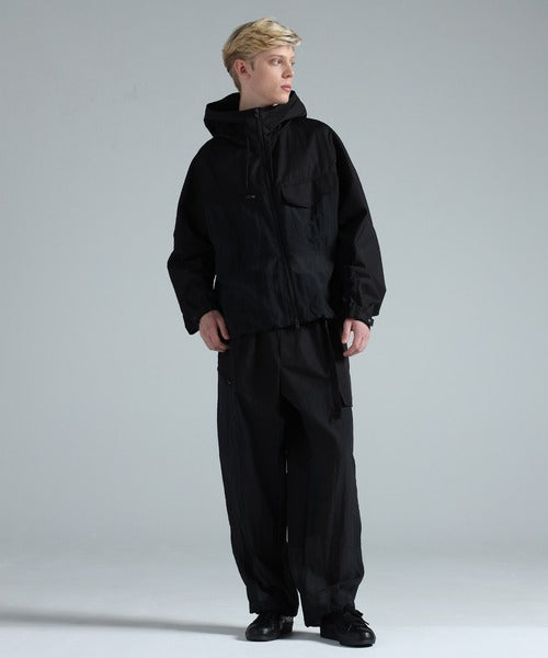 Y-3(ワイスリー) HOODED UTILITY JACKET / BLACK | Detail Application
