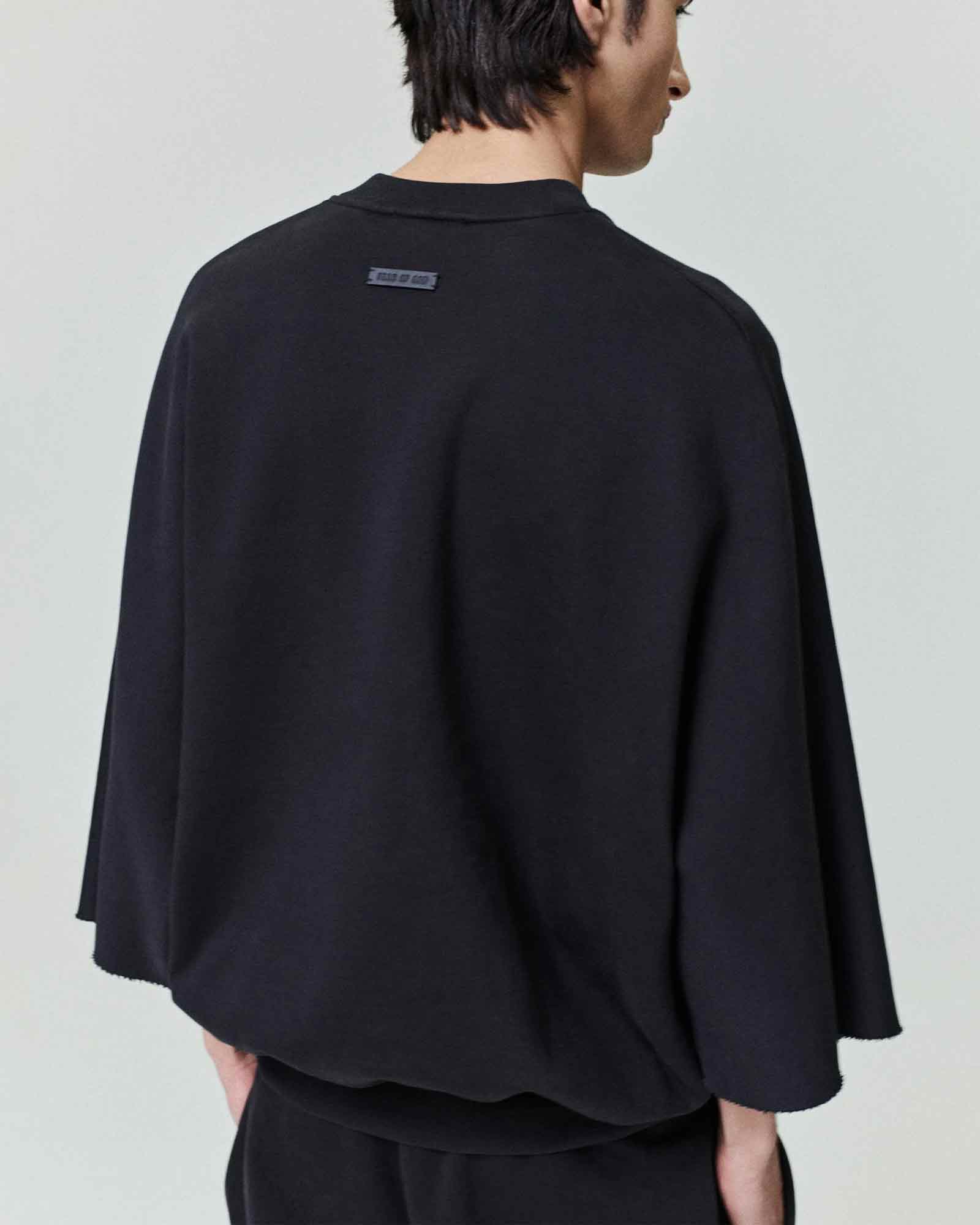 FEAR OF GOD・フィア オブ ゴット - Tシャツ・カットソー CUT SLEEVE SWEATSHIRT / BLACK