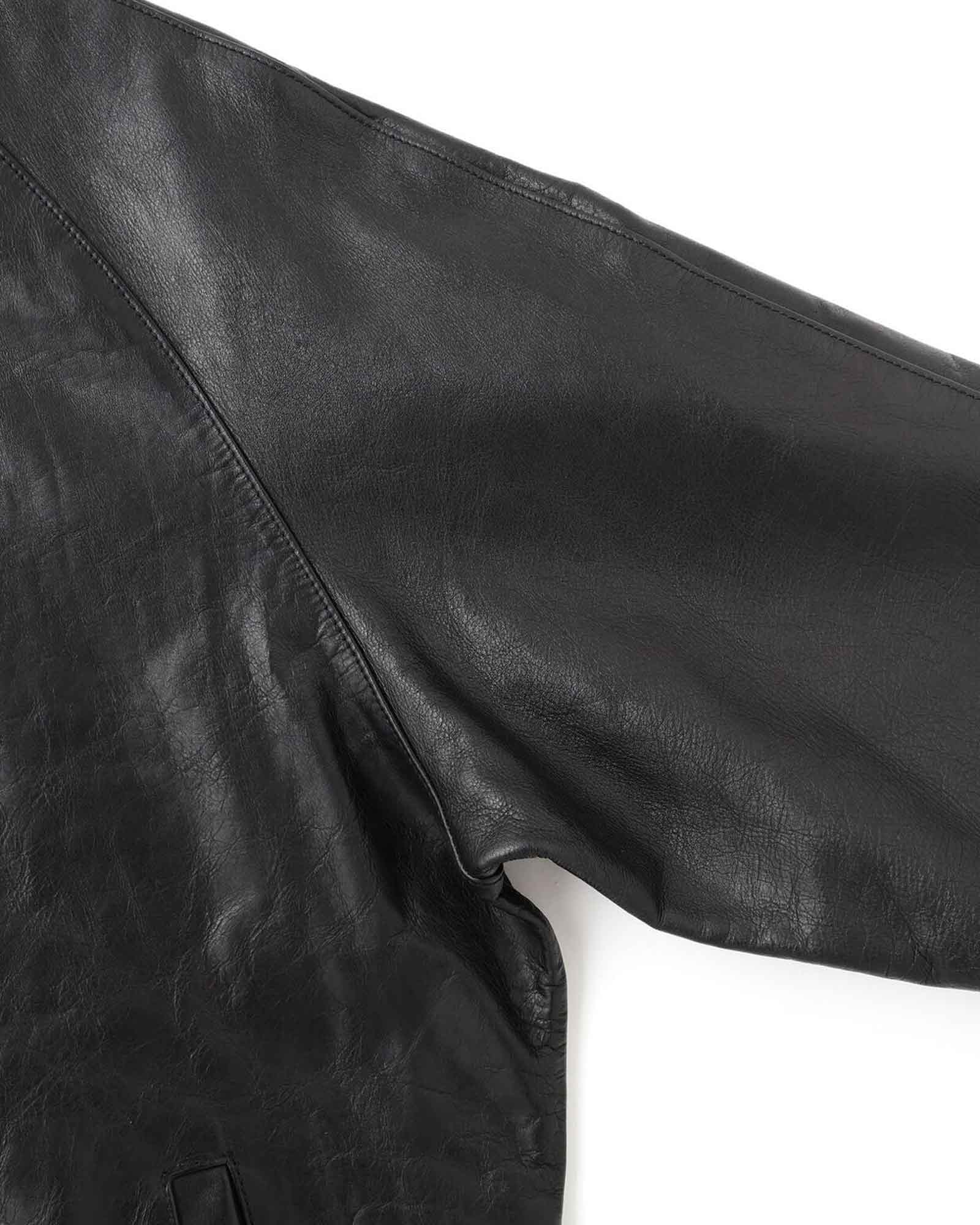 Schott・ショット - レザージャケット LEATHER COACH JACKET / BLACK