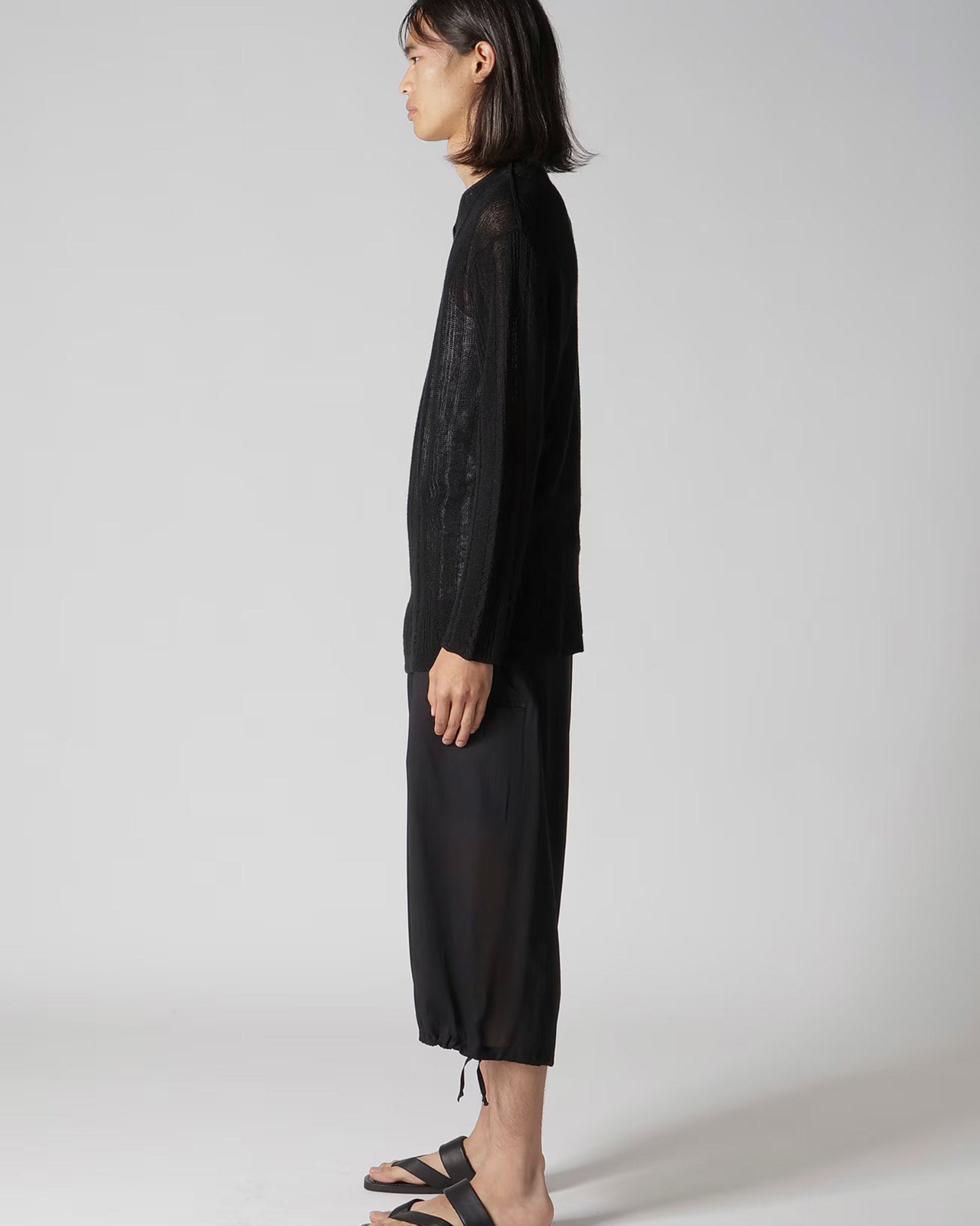 Yohji Yamamoto (ヨウジ ヤマモト) 26SS 10G 1PLY DROP NEEDLE HALF CD