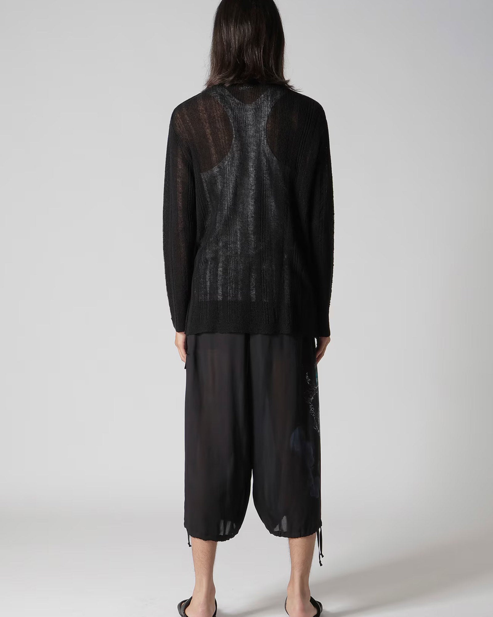 Yohji Yamamoto (ヨウジ ヤマモト) 26SS 10G 1PLY DROP NEEDLE HALF CD