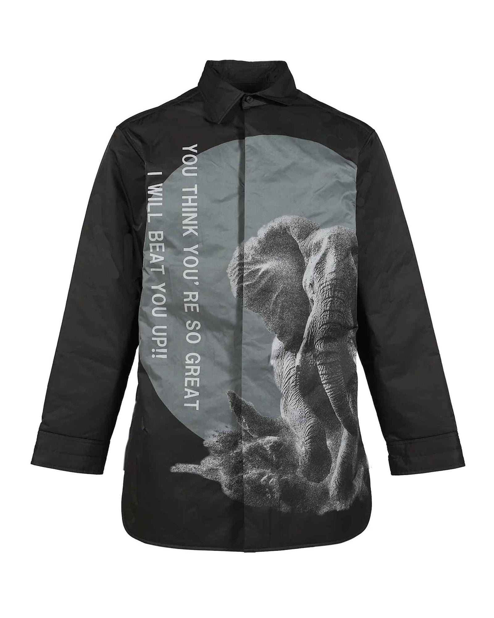 Yohji Yamamoto・ヨウジ ヤマモト - シャツ YY-A25-0000-058/HL-B55-903-1 / BLACK