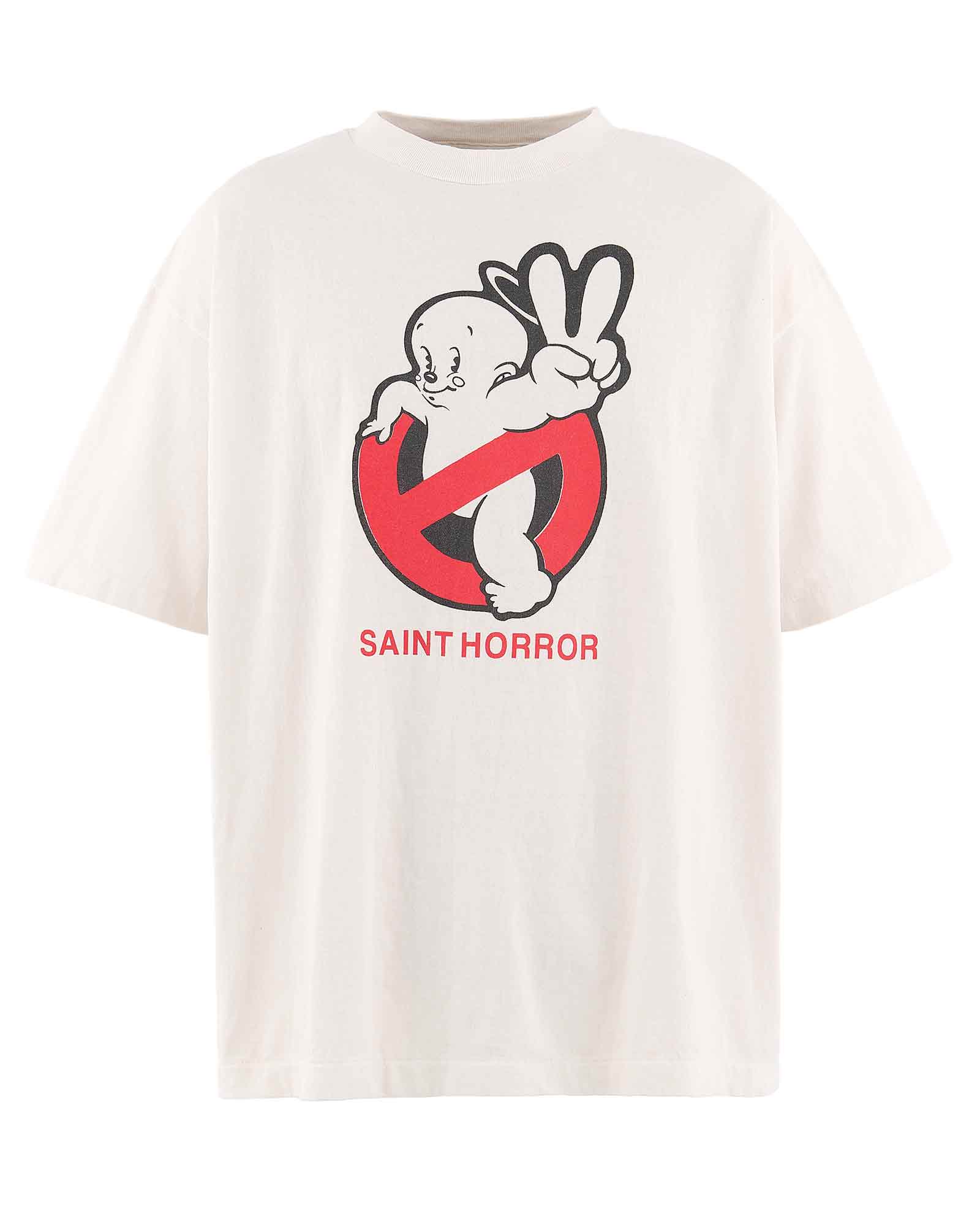 ©SAINT M××××××・saint michael -  SS T-SHIRT/SAINT HORROR / WHITE
