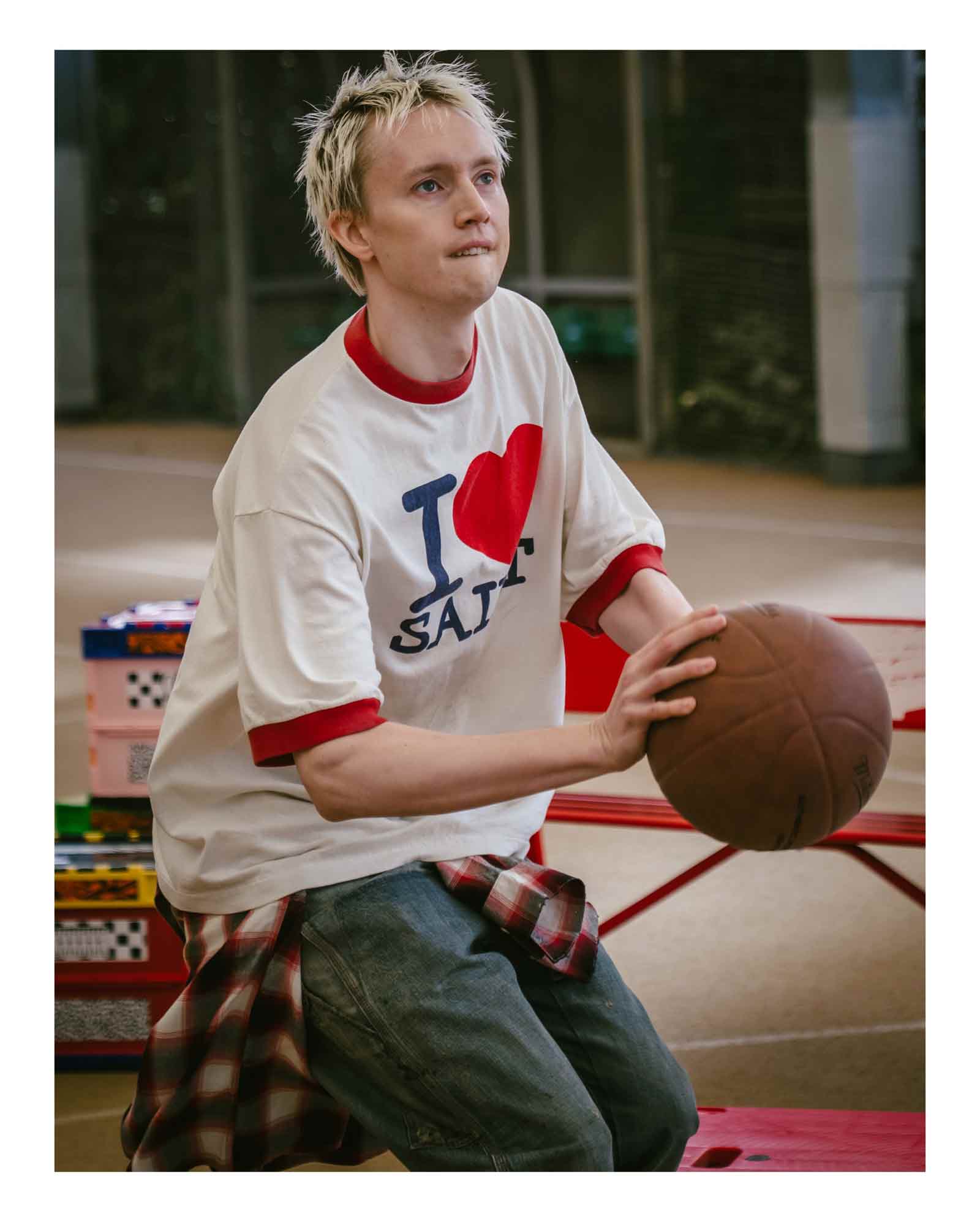 ©SAINT M××××××・セントマイケル - Tシャツ・カットソー SS T-SHIRT/I LOVE SAINT / WHITE