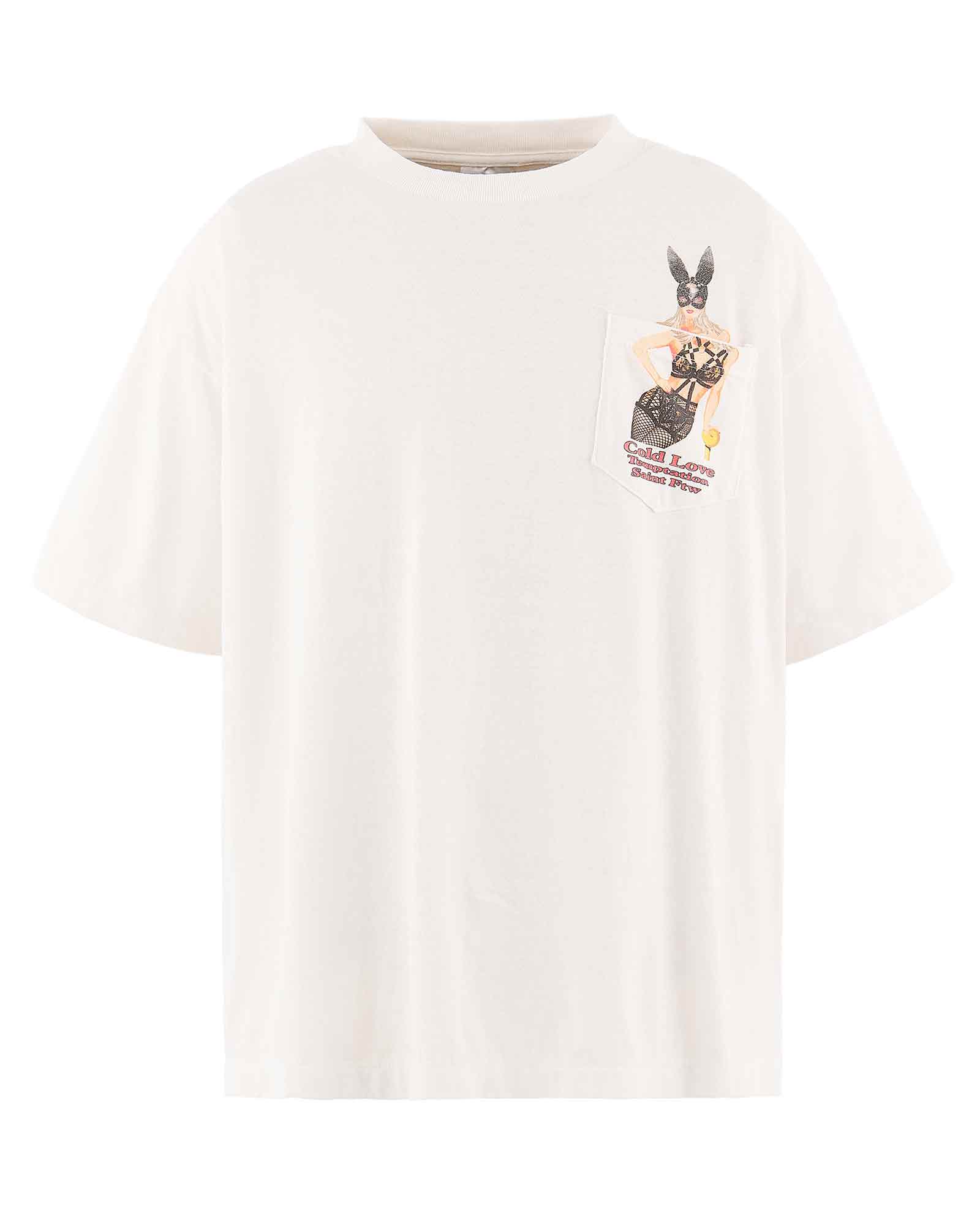 SS T-SHIRT/POCKET / WHITE