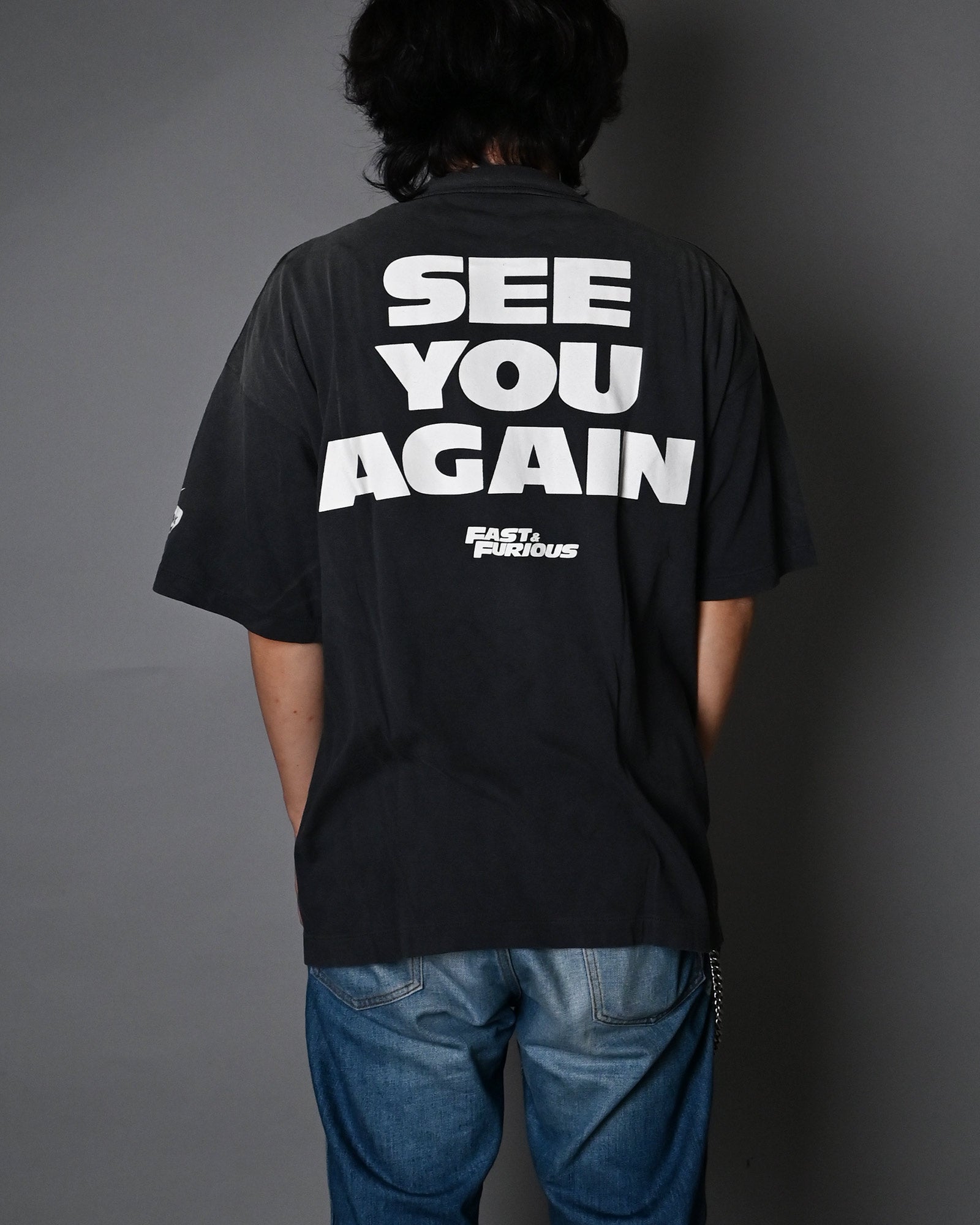 ©SAINT M××××××・セントマイケル - Tシャツ・カットソー FF_SS TEE/FURIOUS 7 / BLACK