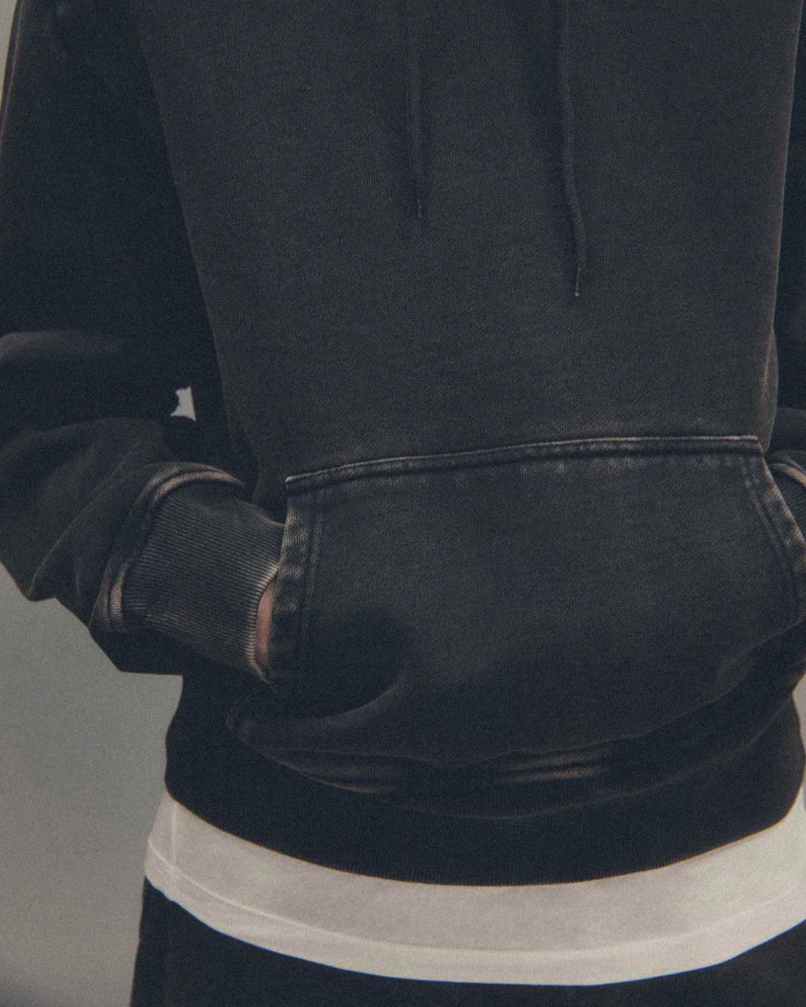 Entire studios・entire studio -  STANDARD HOOD / WASHED BLACK