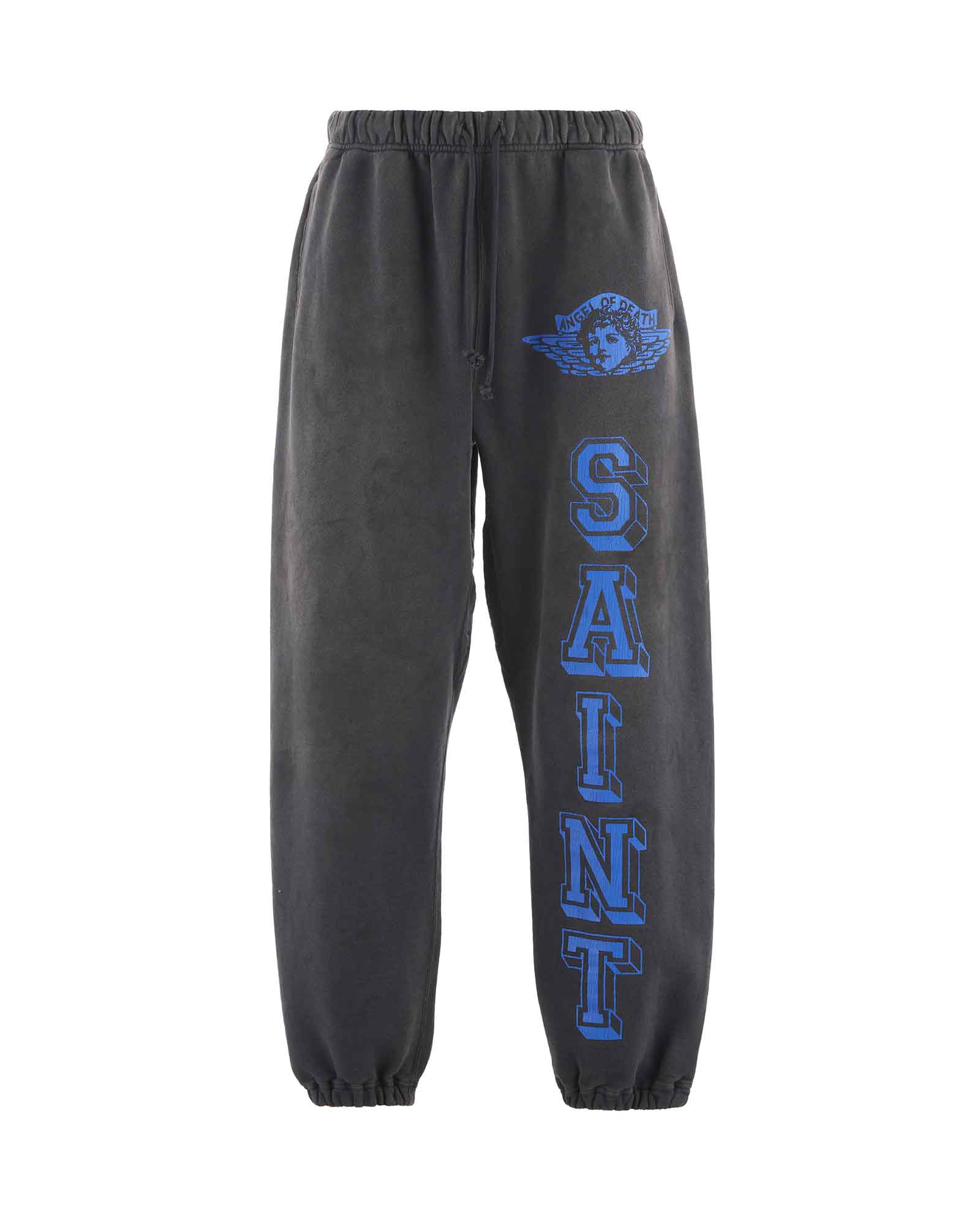 ©SAINT M××××××・セントマイケル - スウェットパンツ SWEAT PANTS/ANGEL / BLACK