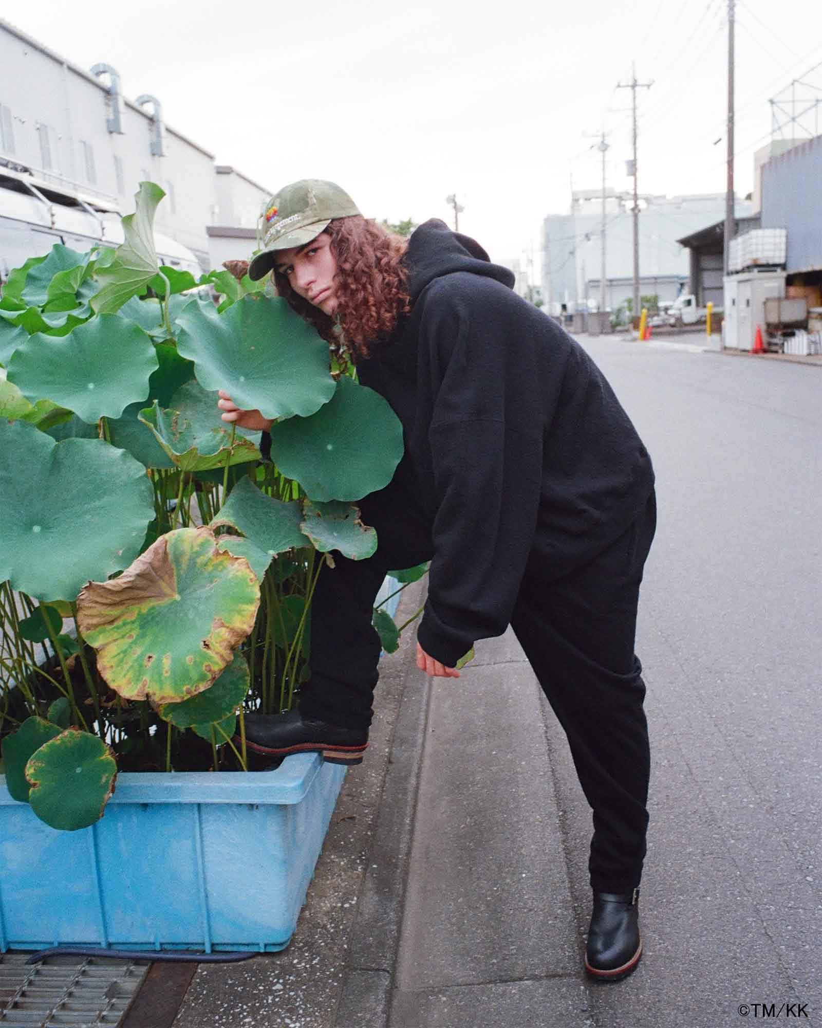 mononoke・made・モノノケメイド - パーカー・フーディ HOODIE/FLOWER / BLACK