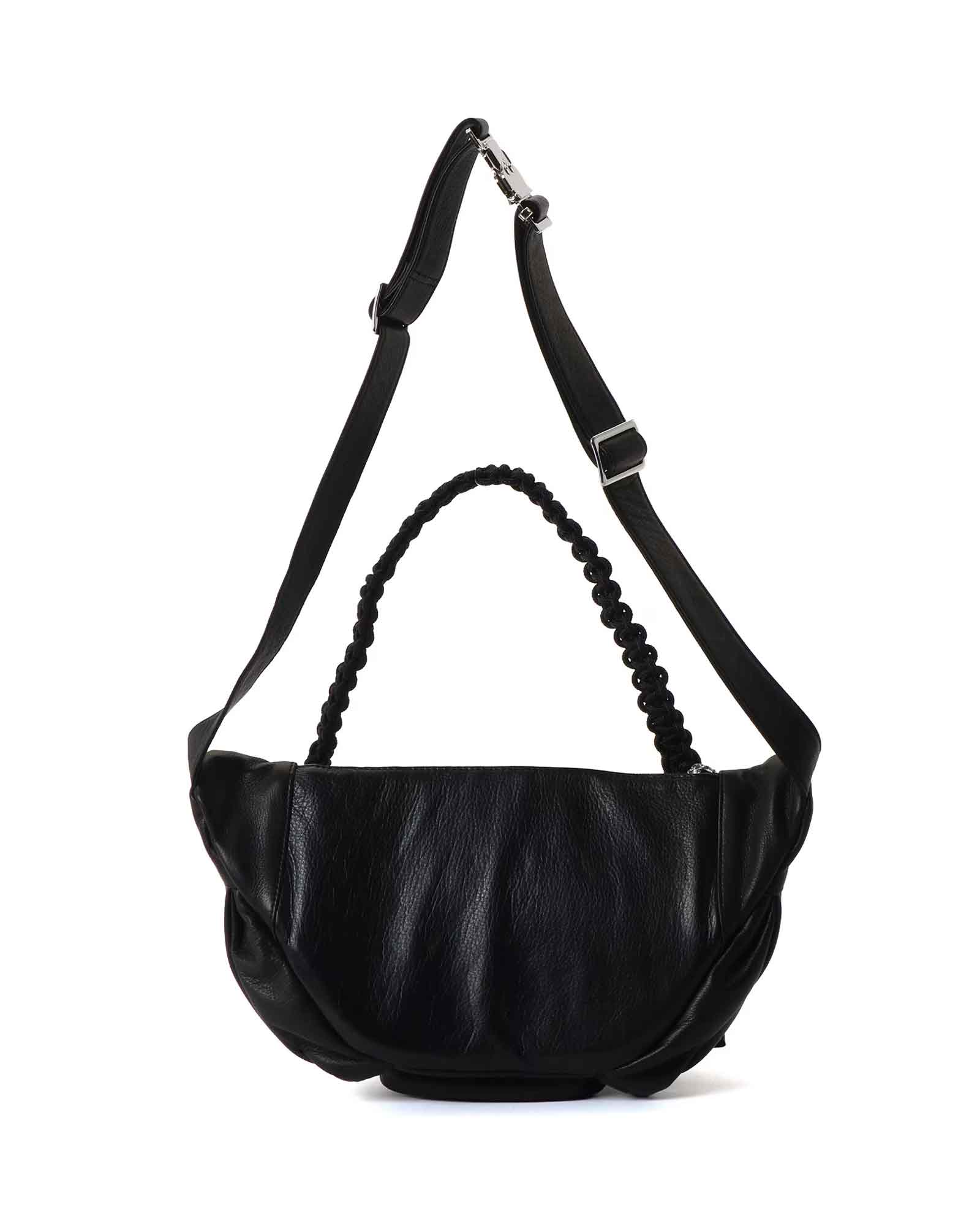 Yohji Yamamoto・ヨウジ ヤマモト - ショルダーバッグ SOFT OIL COW LEATHER BELT BAG