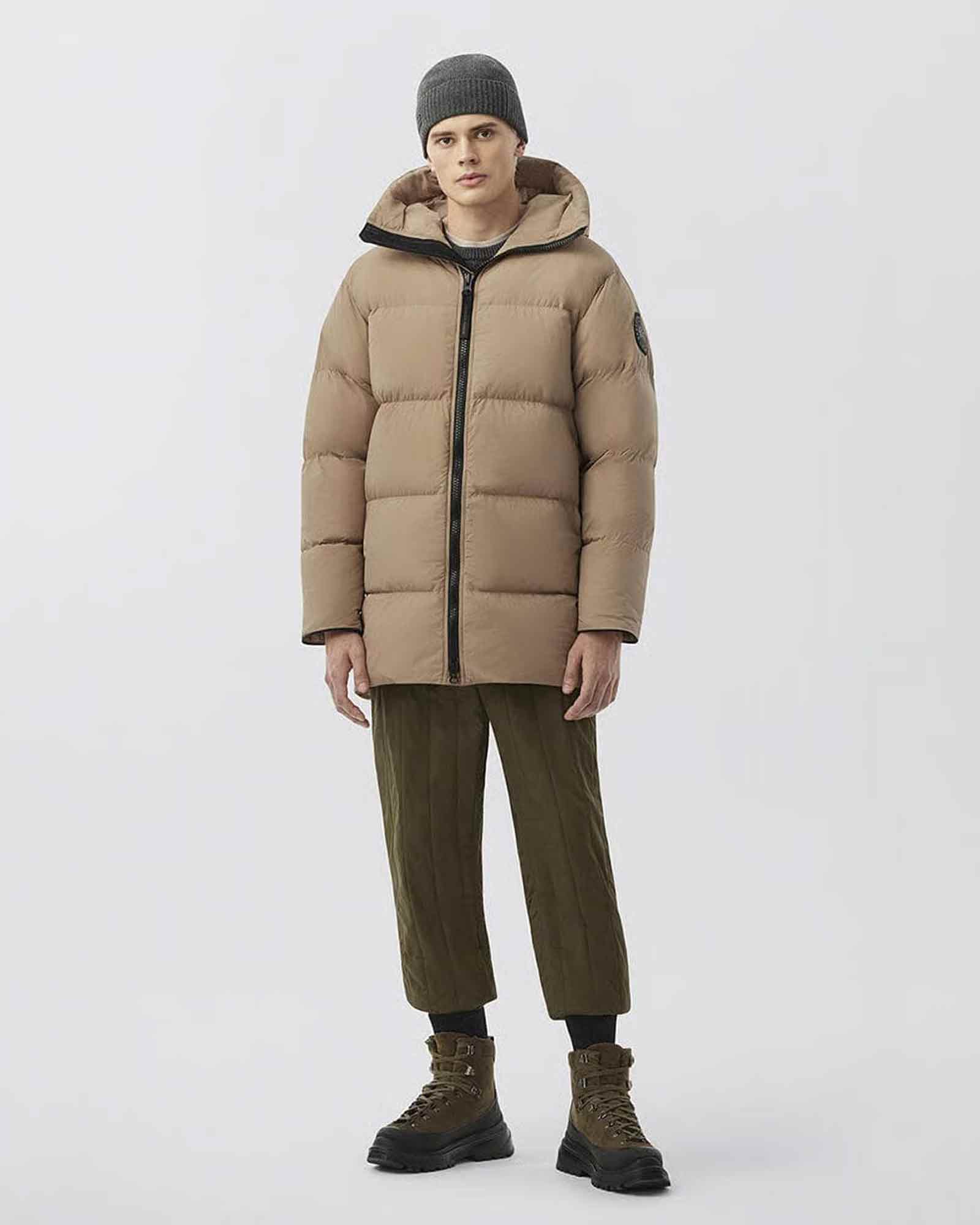 CANADA GOOSE・カナダグース - ダウンジャケット LAWRENCE PUFFER BLACK LABEL / DESERT SAND