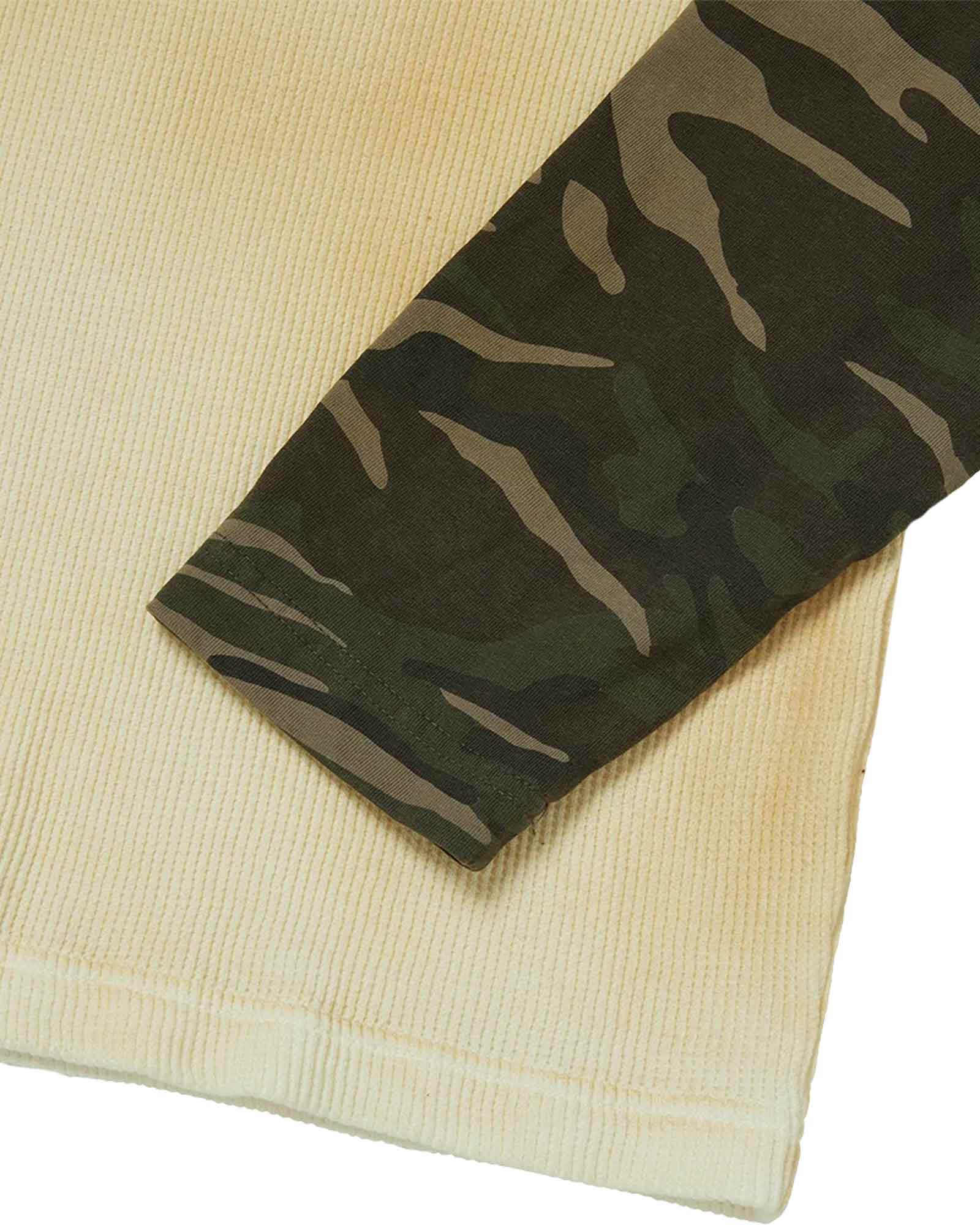 THUG CLUB・サグクラブ - L/S Tシャツ TC HELLFIRE LAYERED T-SHIRT / CAMO/WHITE