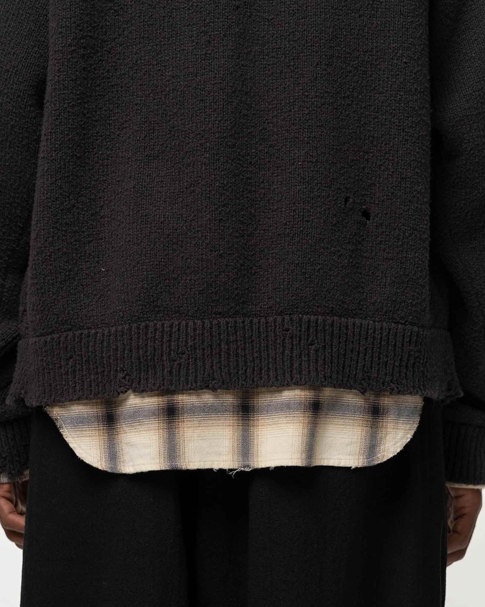 MIHARA YASUHIRO・ミハラヤスヒロ - パーカー・フーディ TRIPLE LAYERED SWEAT HOODIE / BLACK