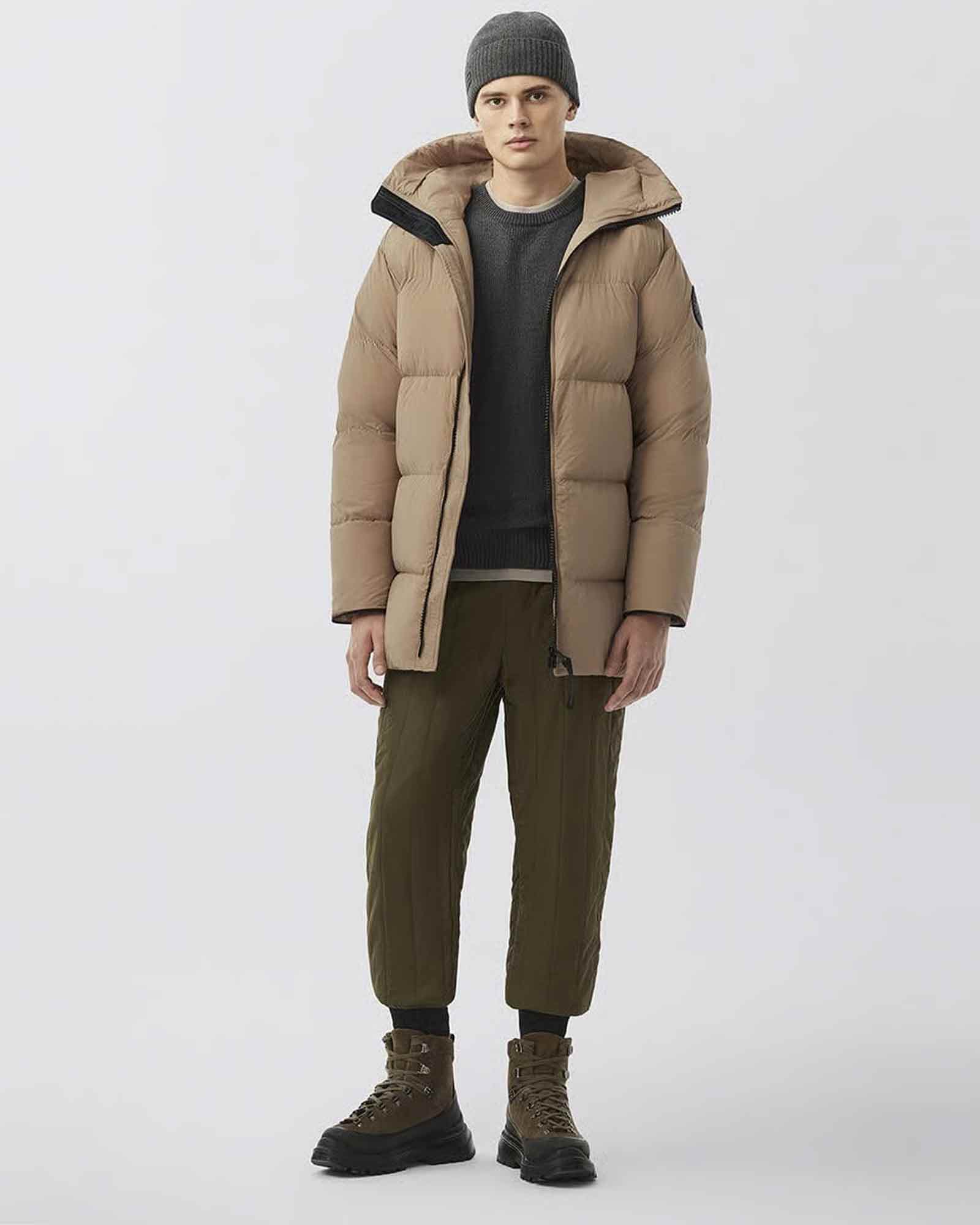 CANADA GOOSE・カナダグース - ダウンジャケット LAWRENCE PUFFER BLACK LABEL / DESERT SAND