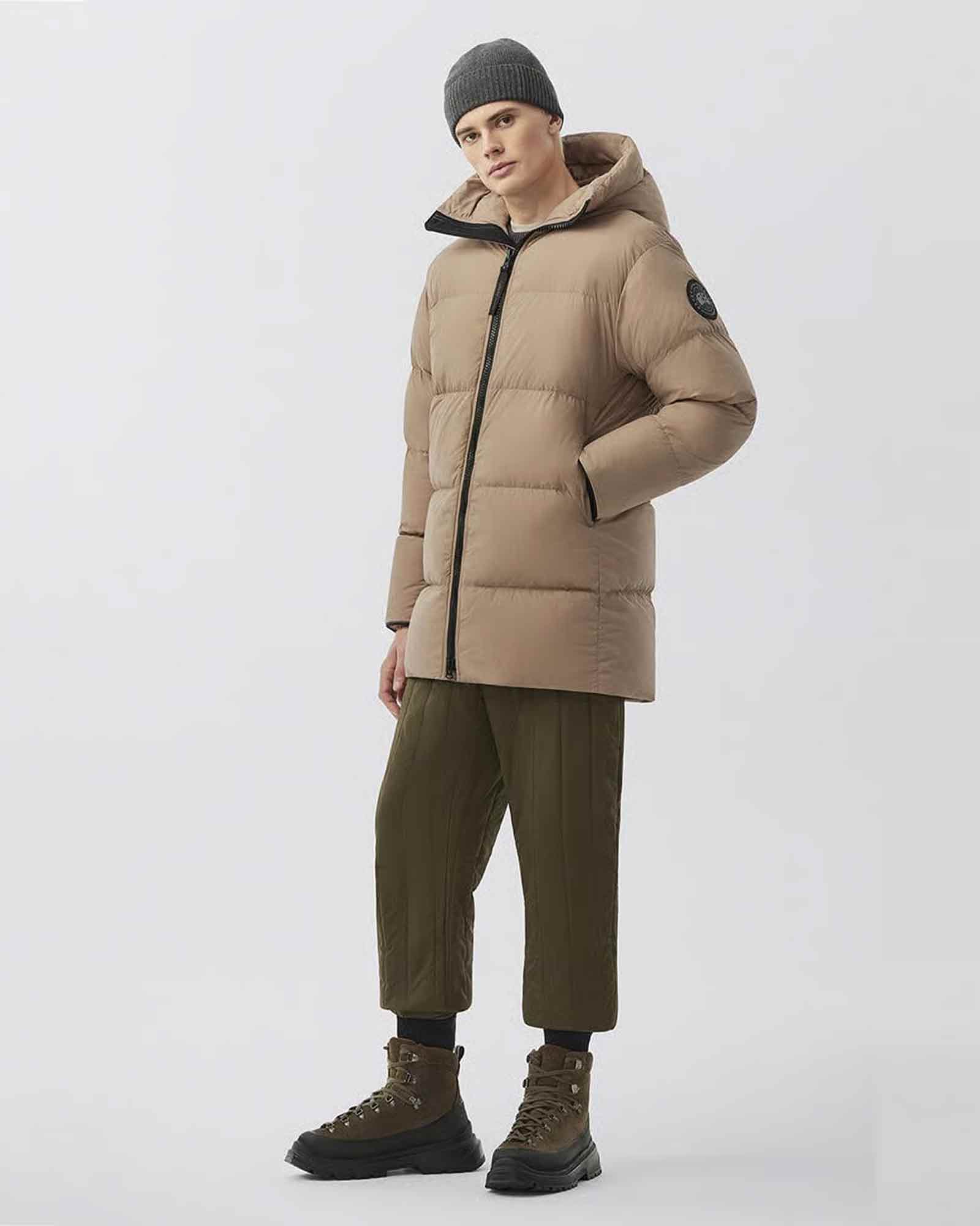 CANADA GOOSE・カナダグース - ダウンジャケット LAWRENCE PUFFER BLACK LABEL / DESERT SAND