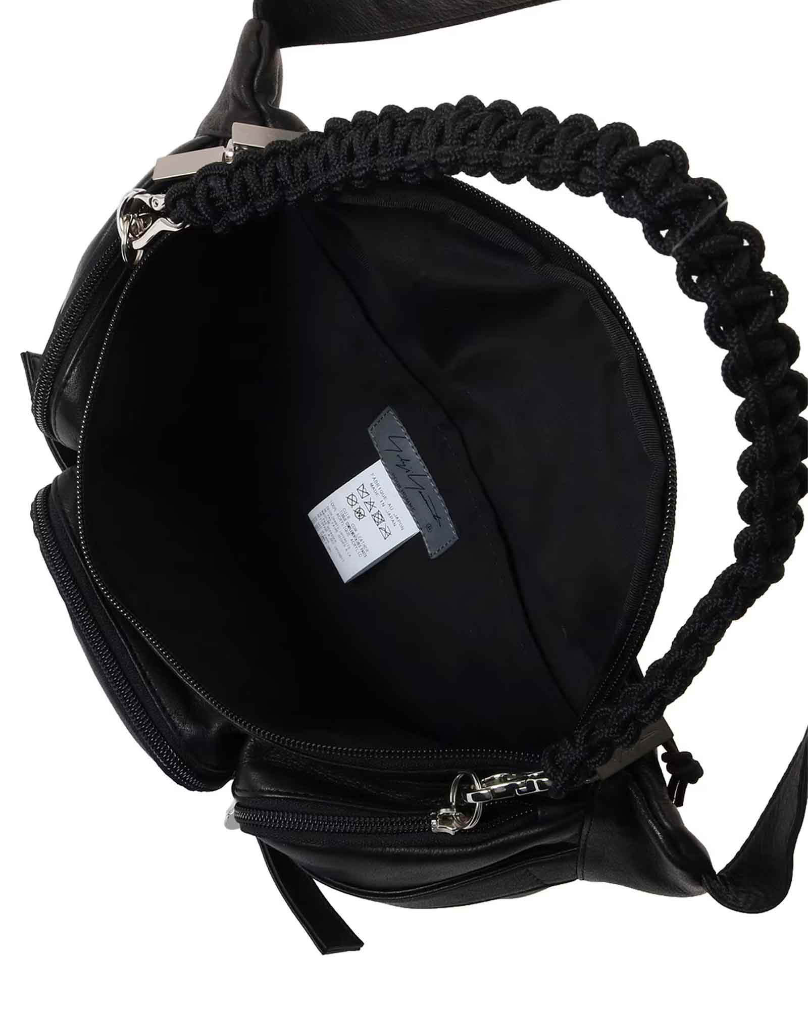 Yohji Yamamoto・ヨウジ ヤマモト - ショルダーバッグ SOFT OIL COW LEATHER BELT BAG