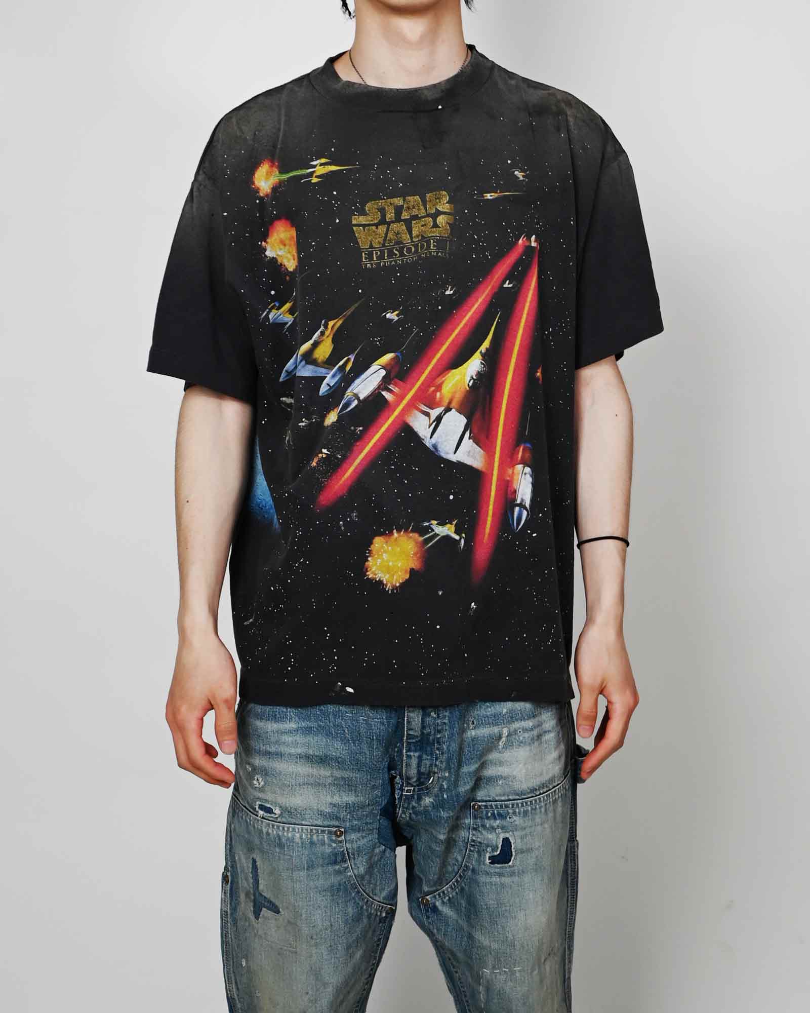 ©SAINT M××××××・圣迈克尔 -  SW_SS TEE/STARWARS / BLACK