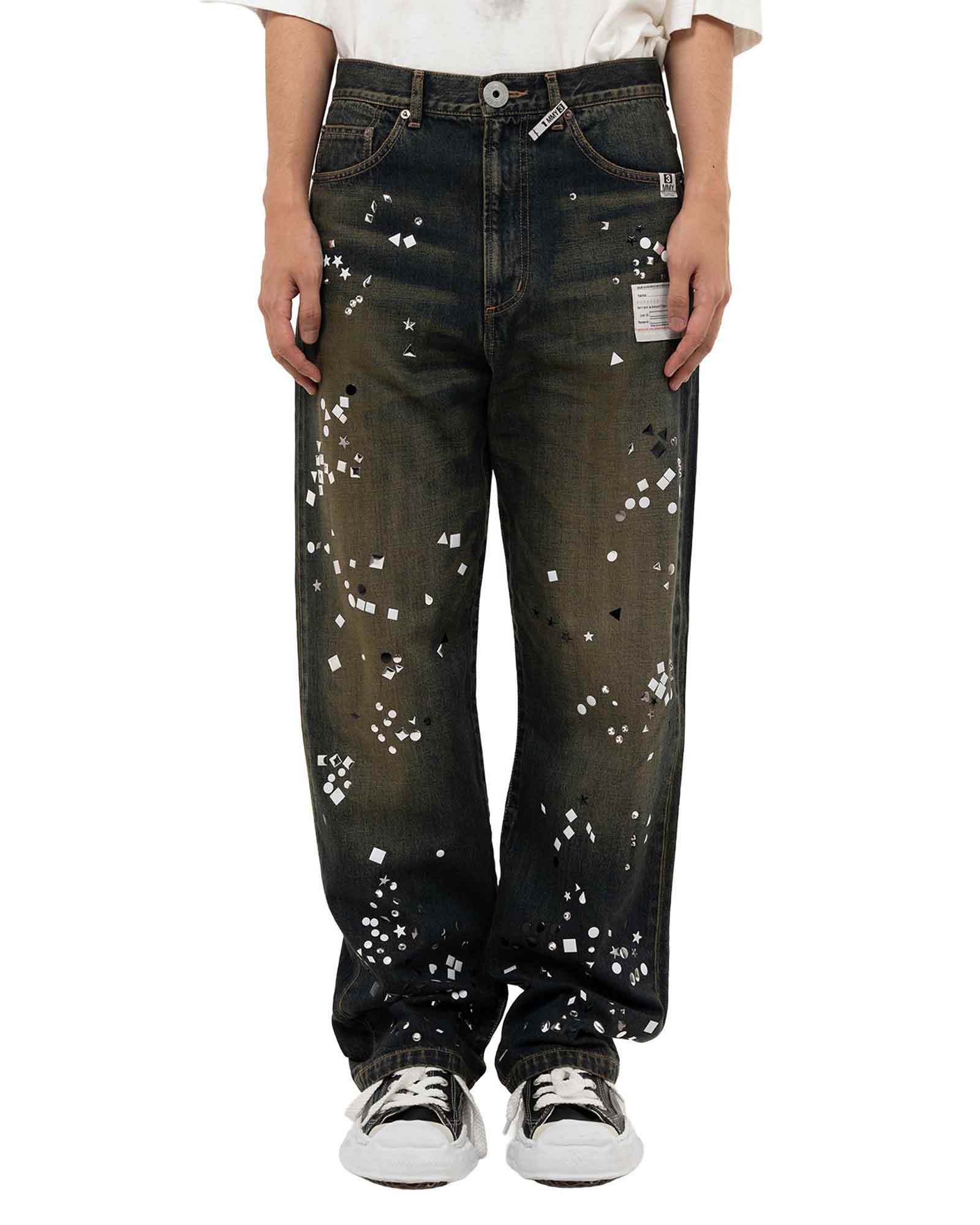 MIHARA YASUHIRO・Yasuhiro Mihara -  EMBELLISHED JEANS / INDIGO