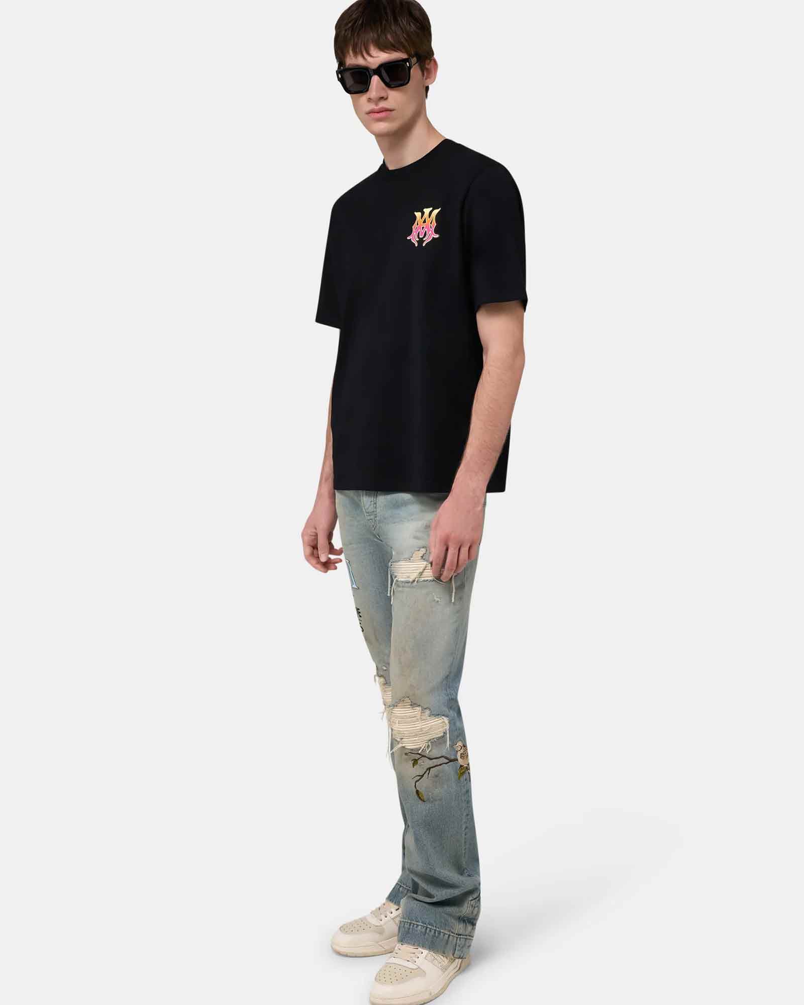 AMIRI・アミリ - デニムパンツ CHATEAU MX1 STRAIGHT FLARE / AGED INDIGO