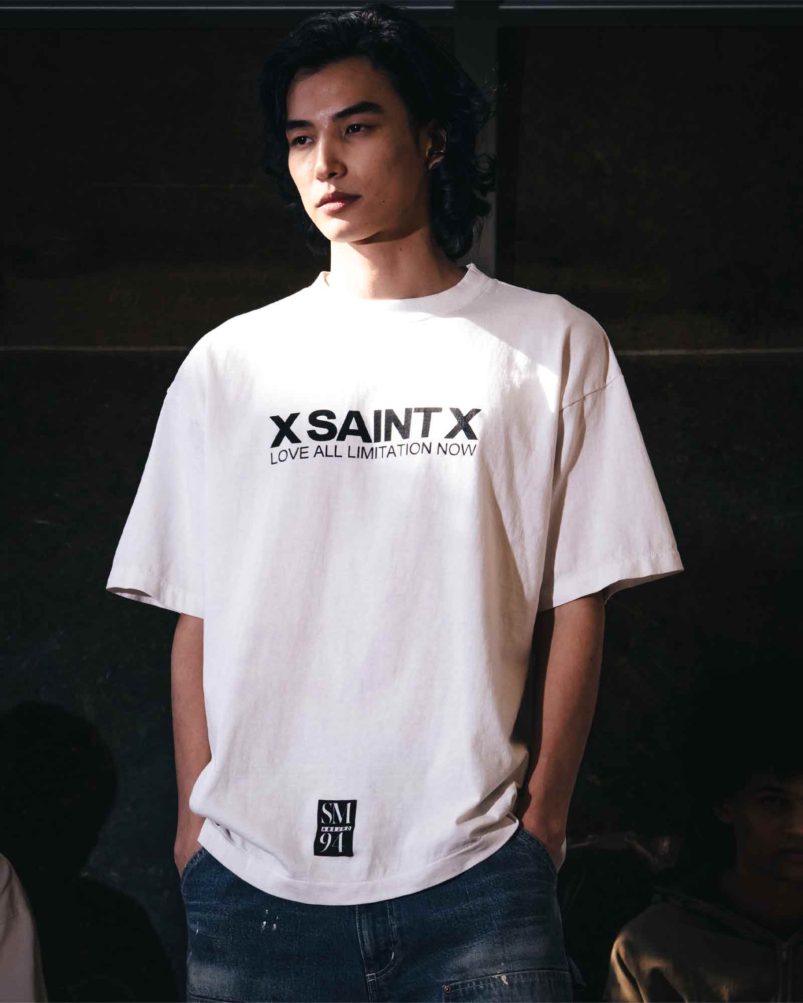 ©SAINT M××××××・セントマイケル - Tシャツ・カットソー SS T-SHIRT/X SAINT X / WHITE