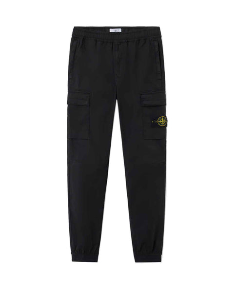 STONE ISLAND (ストーンアイランド) SS26 TROUSERS 26SS-35 / BLACK