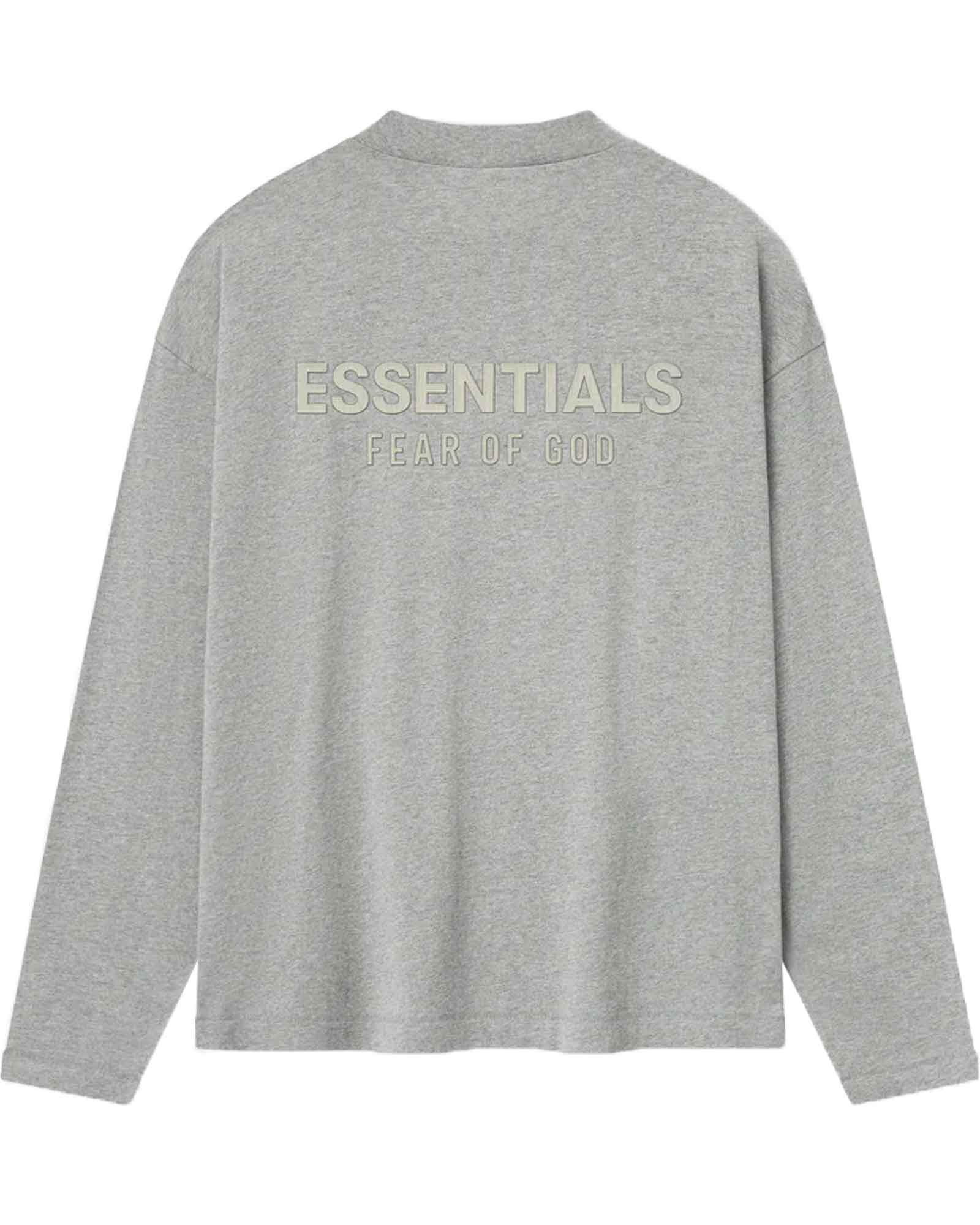 ESSENTIALS・エッセンシャルズ - L/S Tシャツ CLASSIC FIT LS TEE / CONCRETE HEATHER