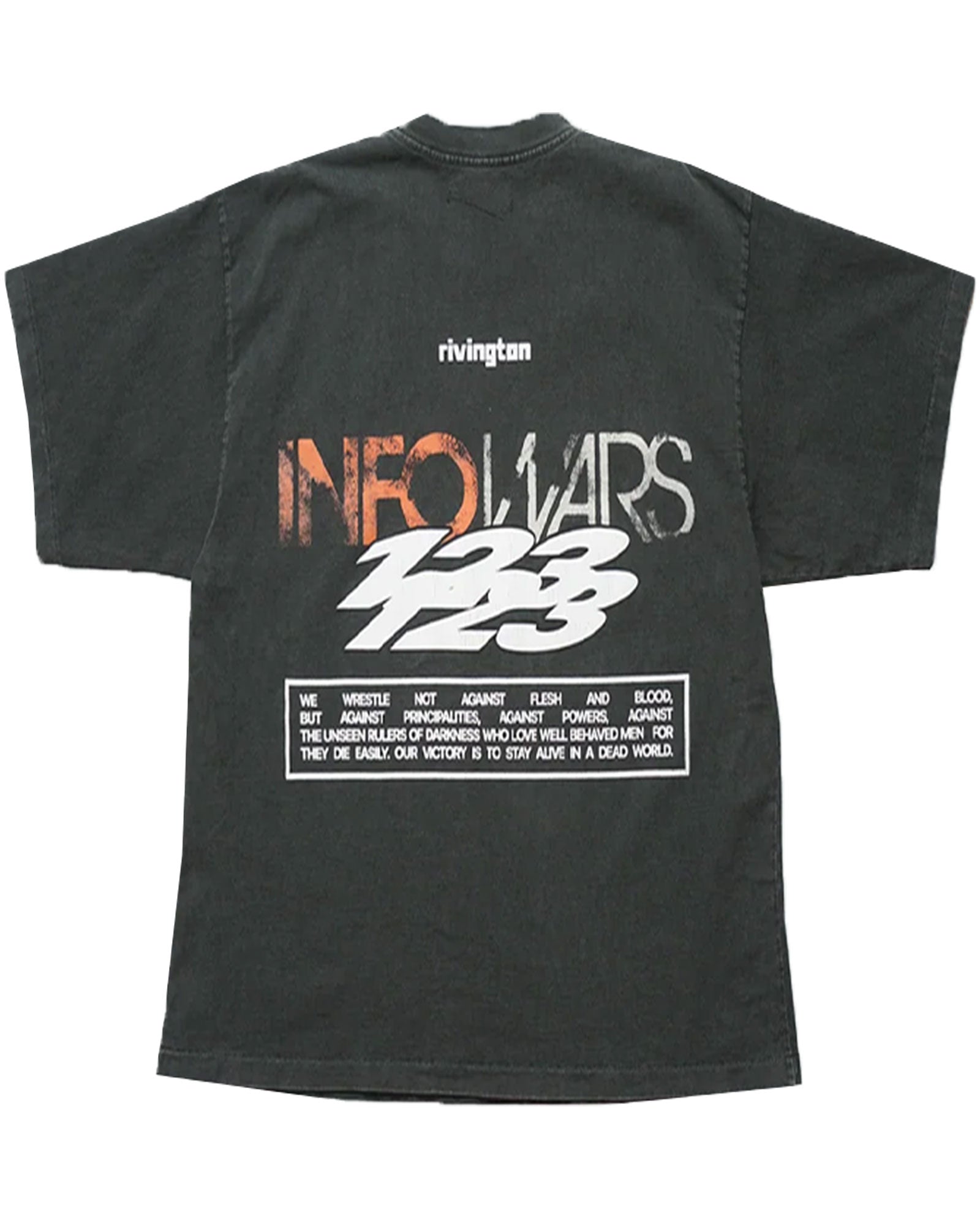 RRR123・リヴィントン ロイ レビス - Tシャツ・カットソー INFO WAR CVA SS / BLACK