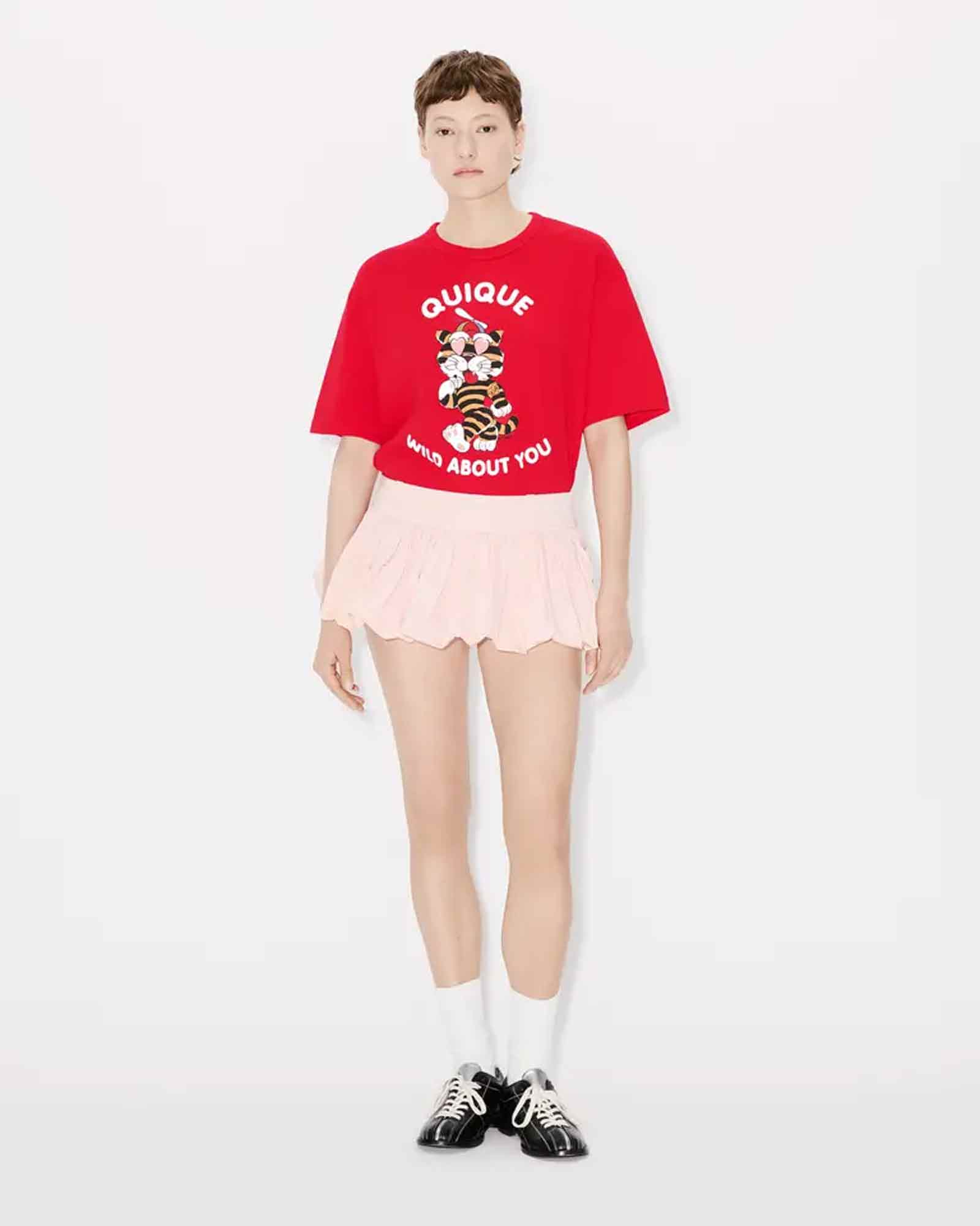 KENZO・Kenzo -  KENZO CARTOON CLASSIC T-SHIRT / CHERRY
