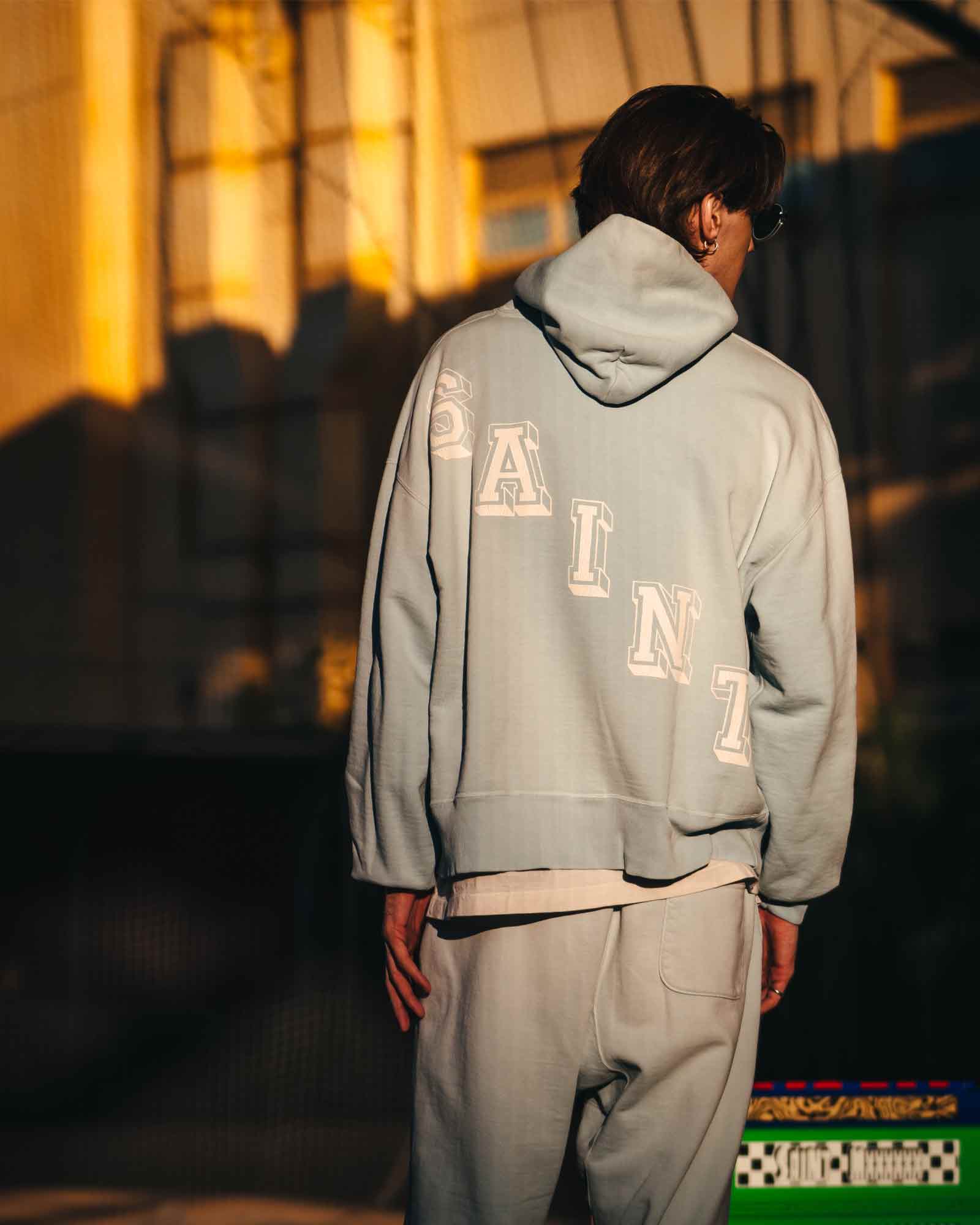 ©SAINT M××××××・セントマイケル - パーカー・フーディ HOODIE/BABY MICHAEL / SKY BLUE