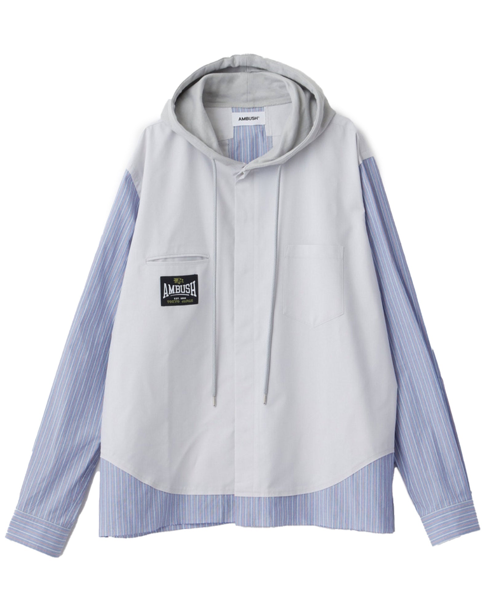 HOODED SHIRT/GRAY