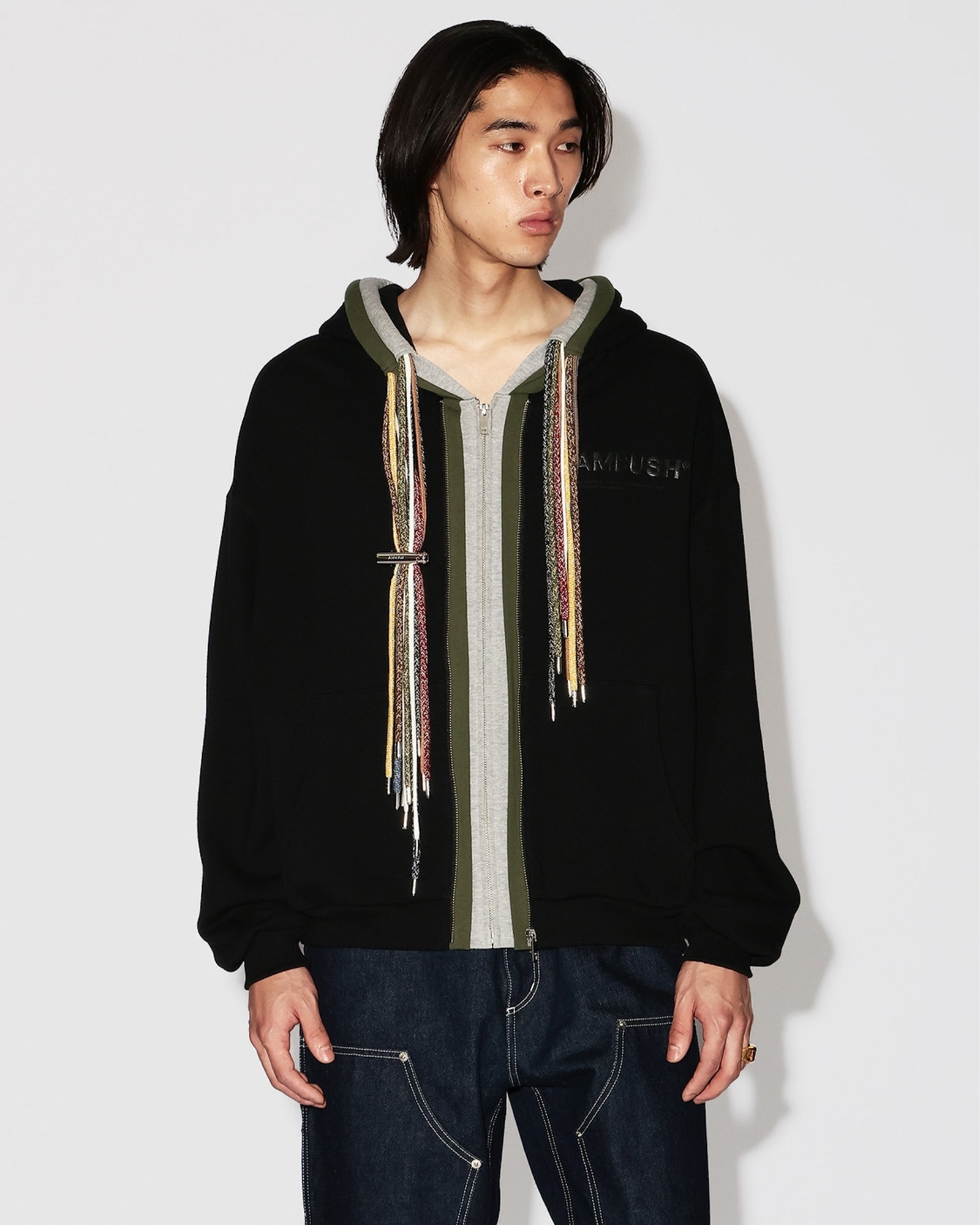 AMBUSH・アンブッシュ - パーカー・フーディ MULTI CODE HOODIE / BLACK