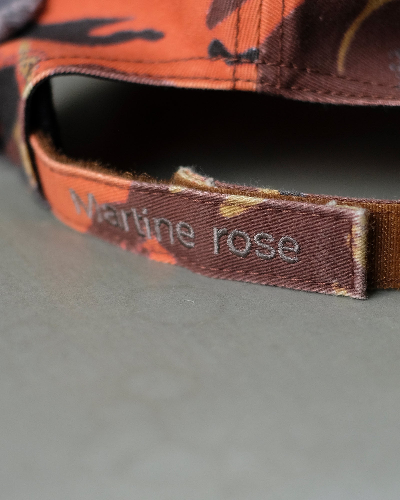 Martine Rose・マーティンローズ - キャップ COLLAGE CAP / ORANGE