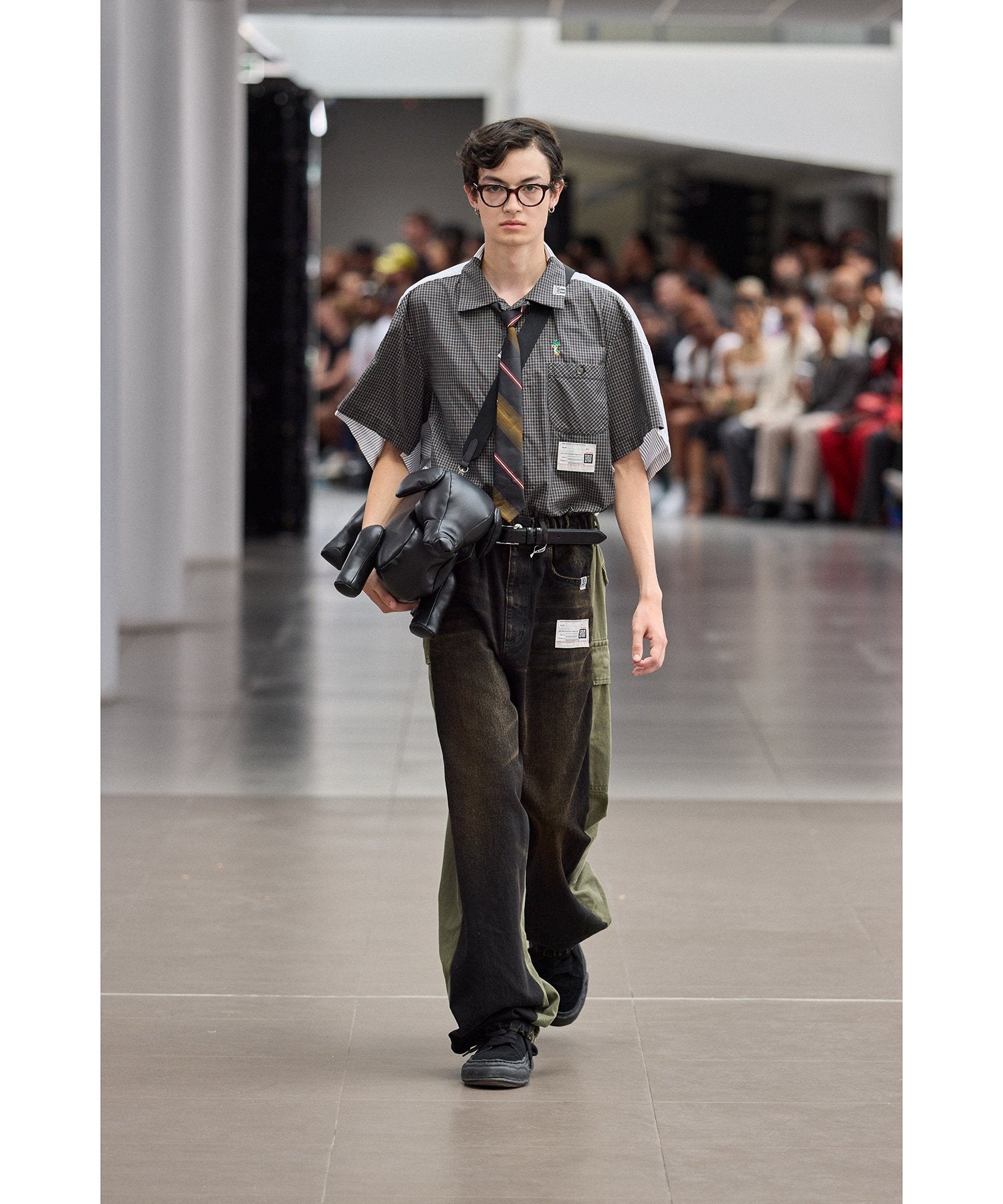 MIHARA YASUHIRO・ミハラヤスヒロ - カーゴパンツ FRONT BACK COMBINED DENIM PANTS / INDIGO