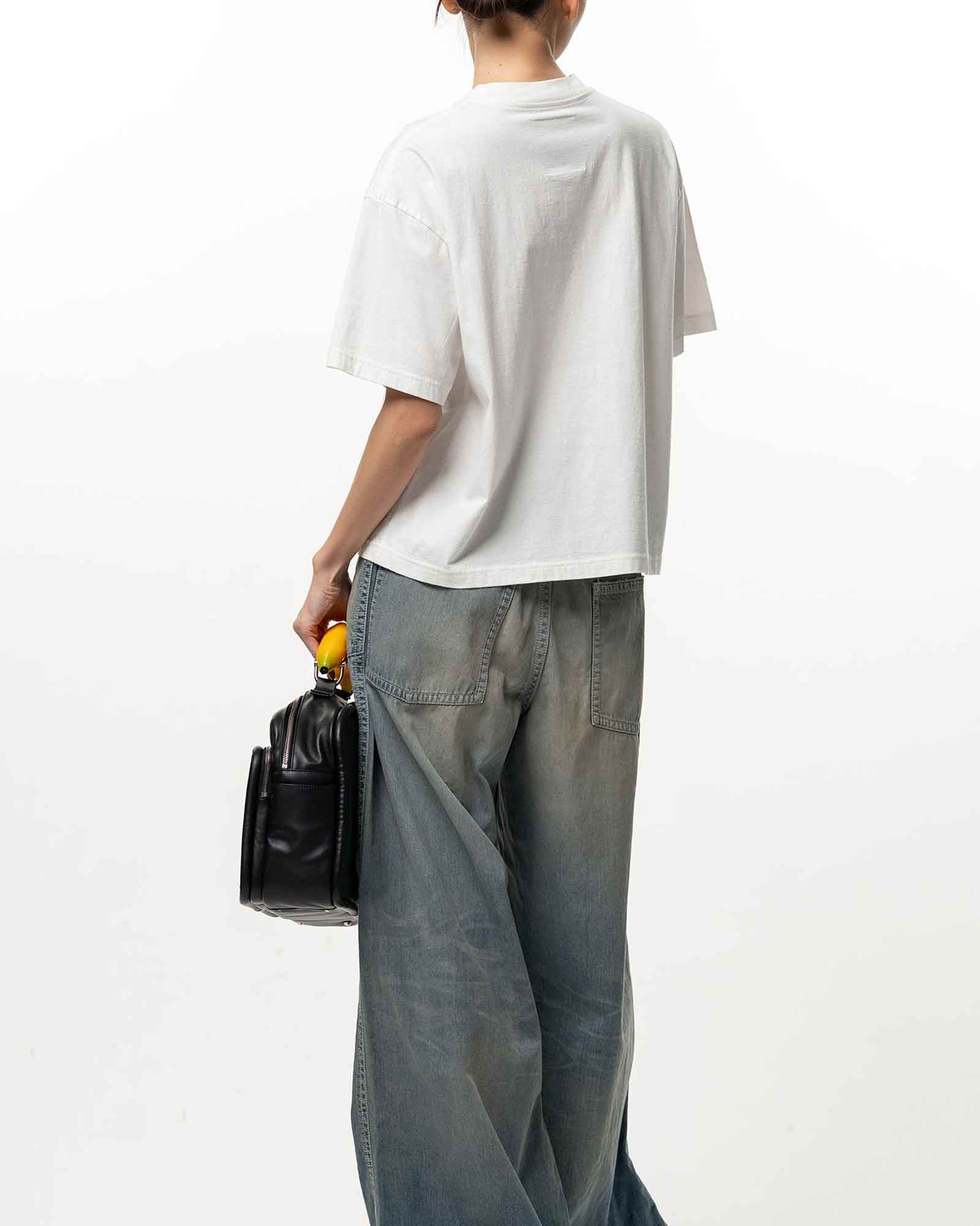 MIHARA YASUHIRO・Yasuhiro Mihara -  CAT PRINTED TEE / WHITE