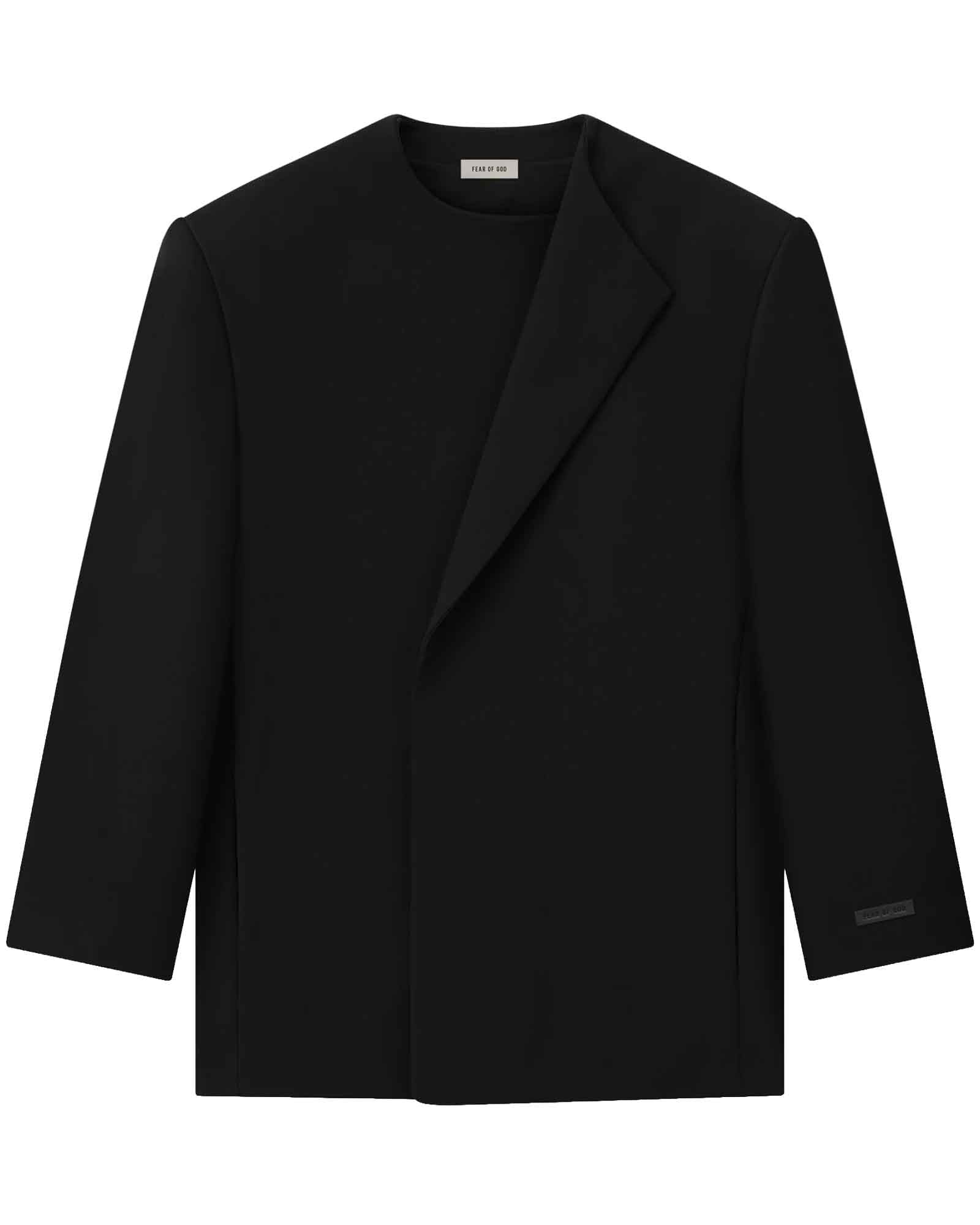 CREWNECK JACKET / BLACK