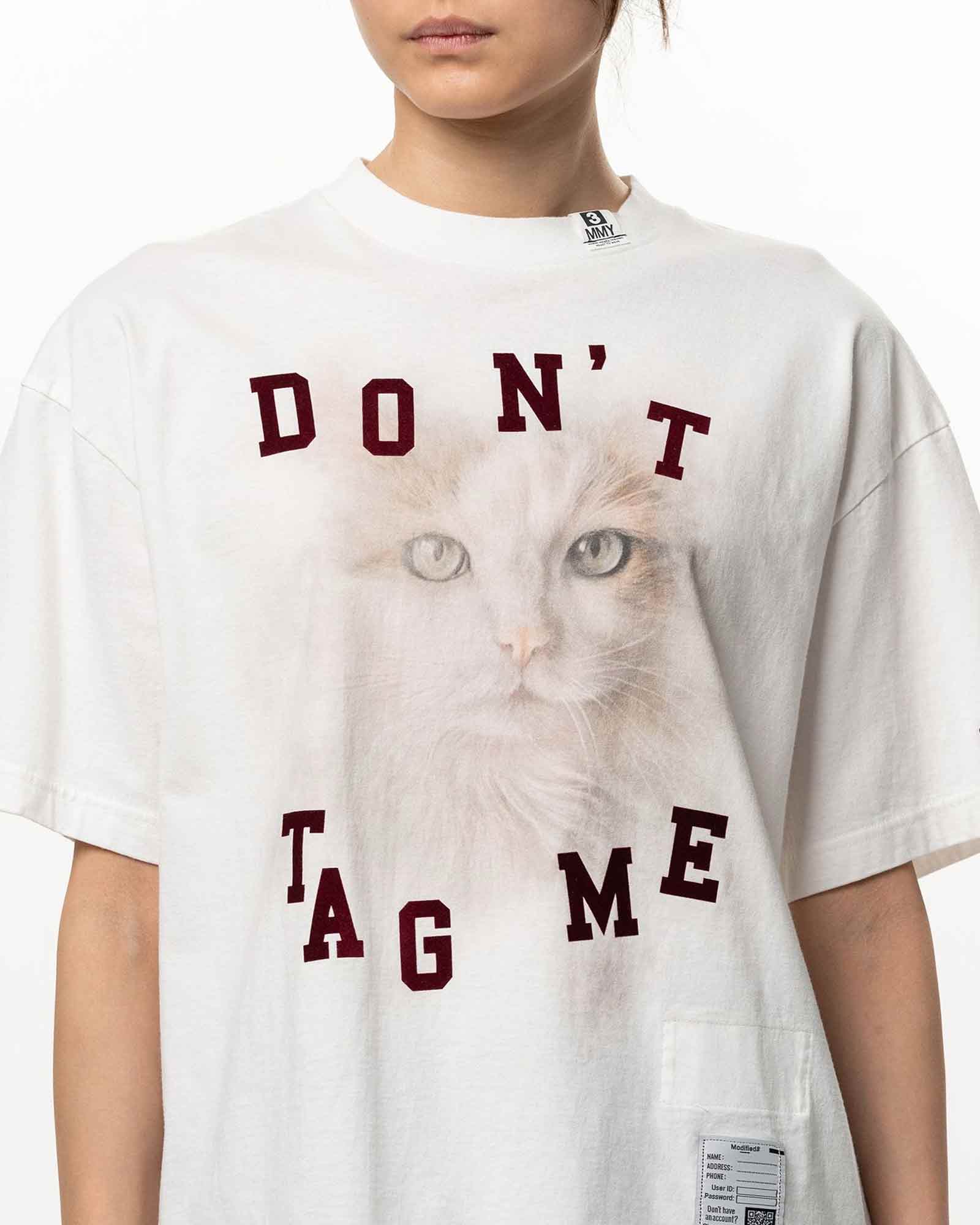 MIHARA YASUHIRO・Yasuhiro Mihara -  CAT PRINTED TEE / WHITE
