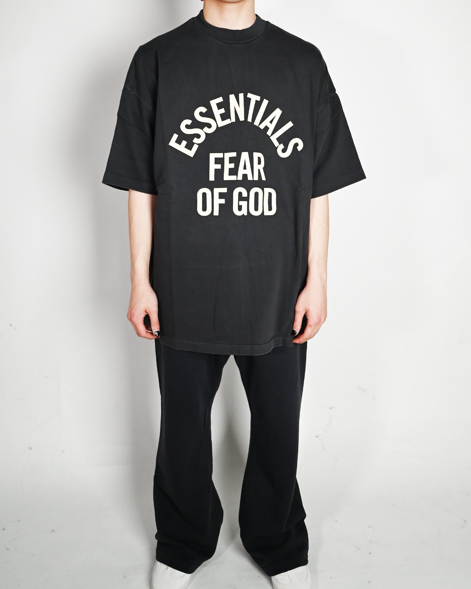 ESSENTIALS・エッセンシャルズ - Tシャツ・カットソー CAMPUS 90'S SHORT SLEEVE TEE / FADEDBLACK