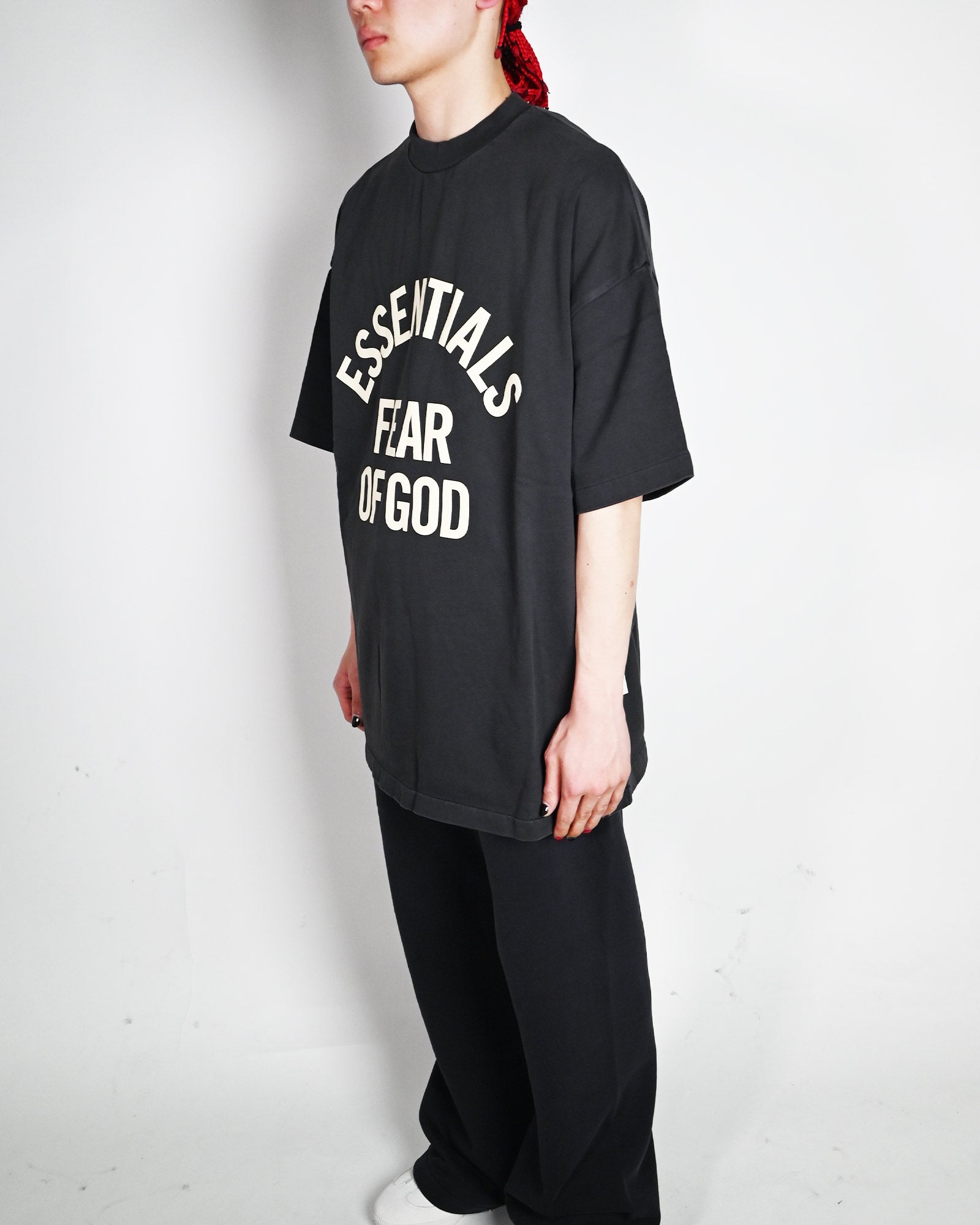 ESSENTIALS・エッセンシャルズ - Tシャツ・カットソー CAMPUS 90'S SHORT SLEEVE TEE / FADEDBLACK
