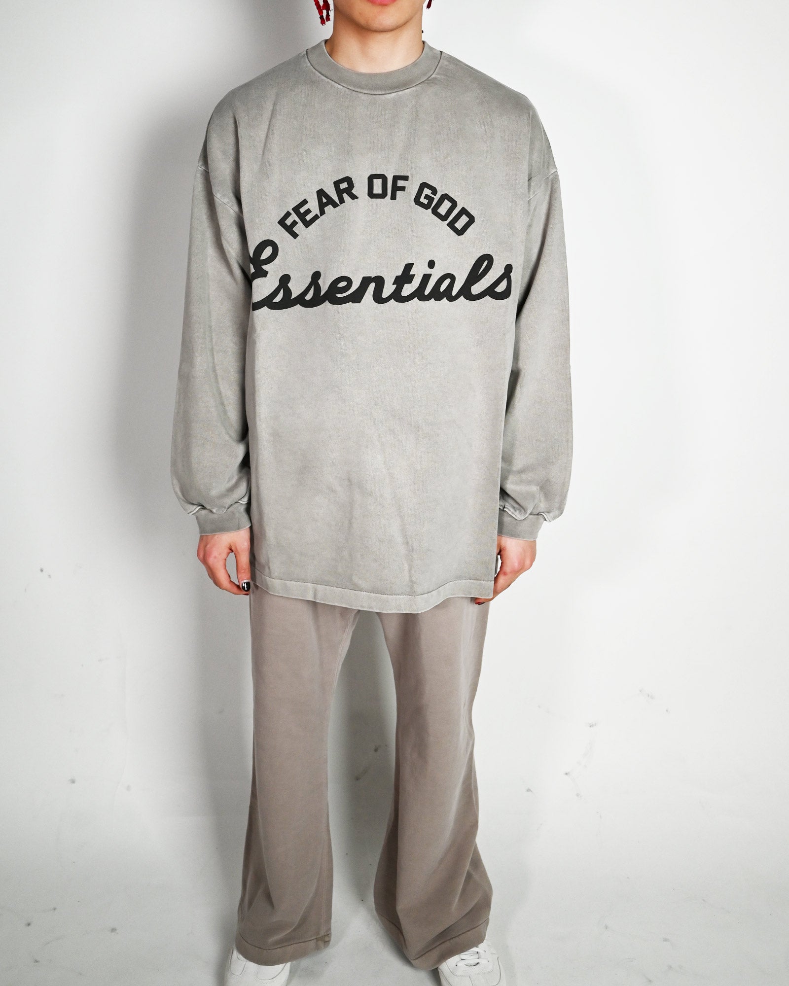 ESSENTIALS・エッセンシャルズ - L/S Tシャツ TRAINING 90'S LONG SLEEVE TEE / FADED SEAL