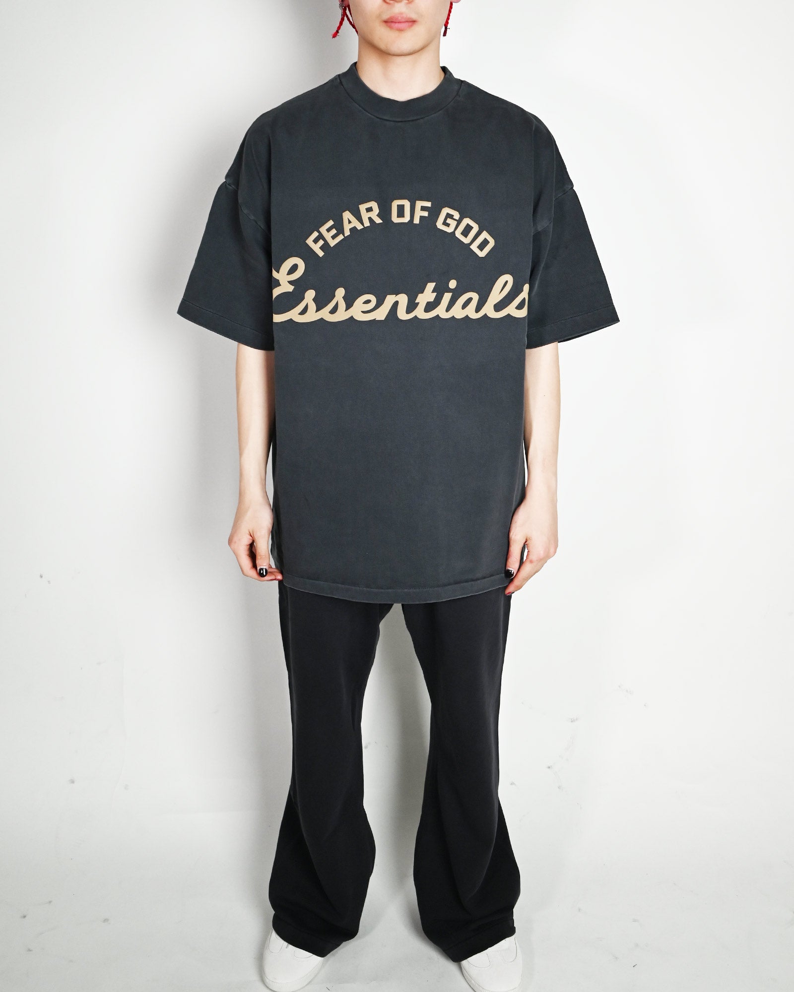 ESSENTIALS・エッセンシャルズ - Tシャツ・カットソー TRAINING 90'S SHORT SLEEVE TEE / FADED IRON GREY