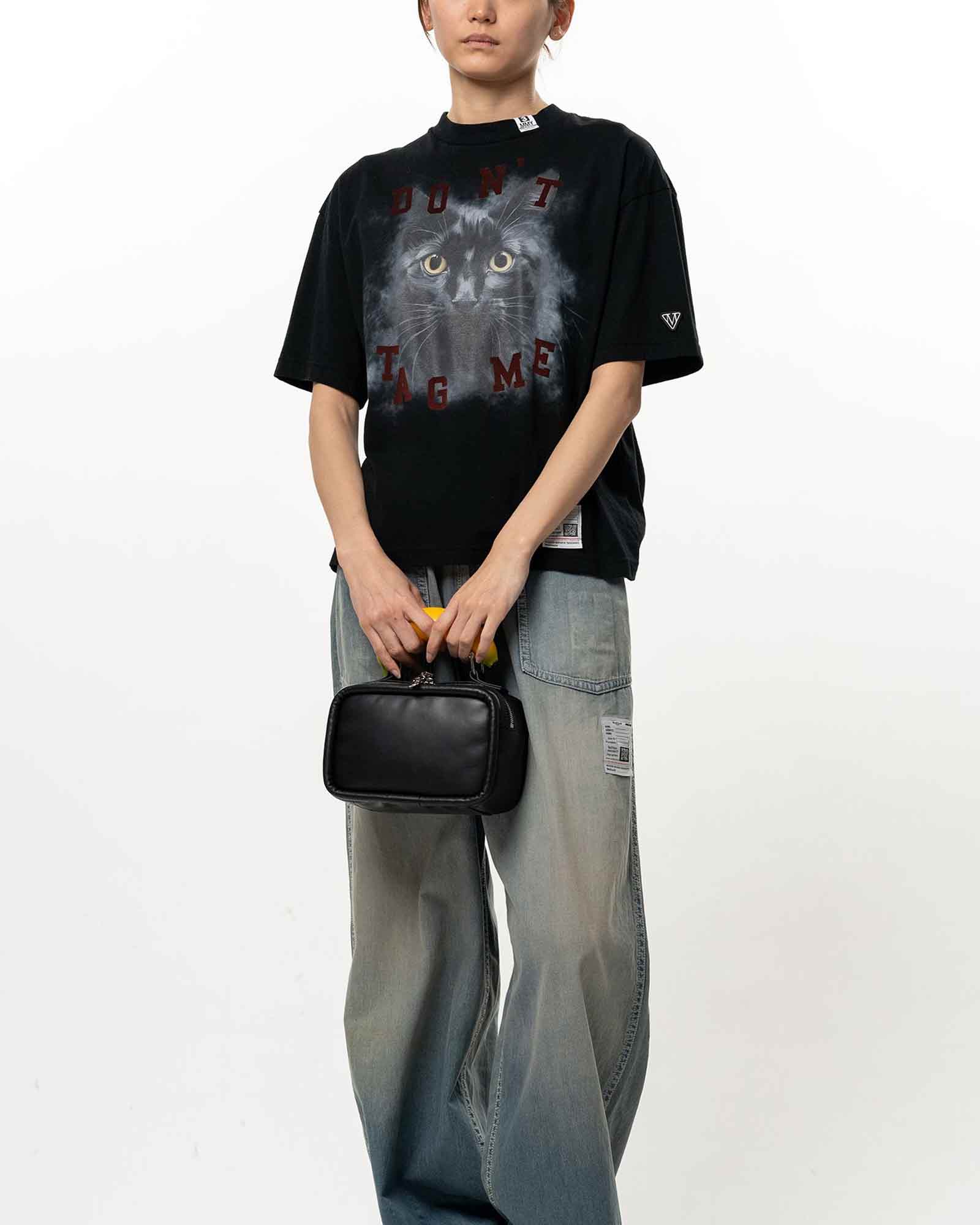 MIHARA YASUHIRO・Yasuhiro Mihara -  CAT PRINTED TEE / BLACK