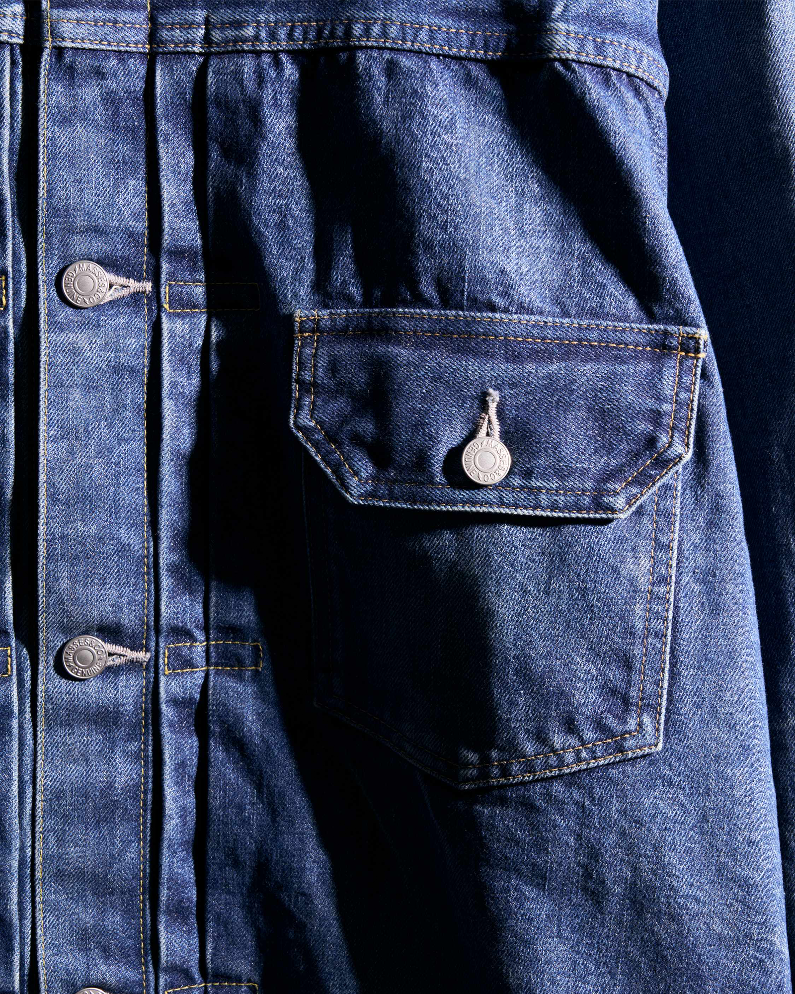 MASSES・Mathis -  DENIM JKT A H.WASH / INDIGO