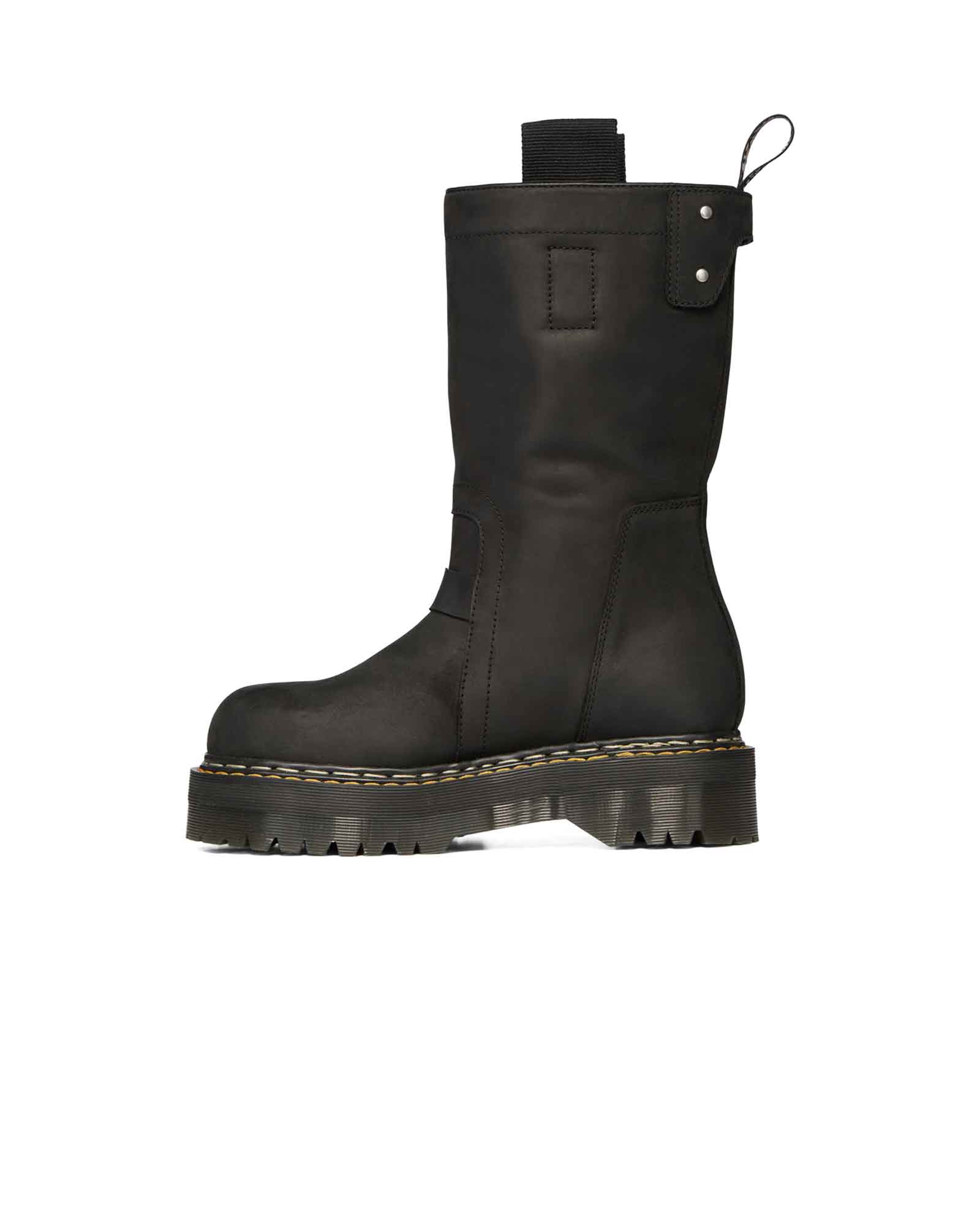 RICK OWENS・rick owens -  QUAD SOLE PULL ON BOOT / BLACK