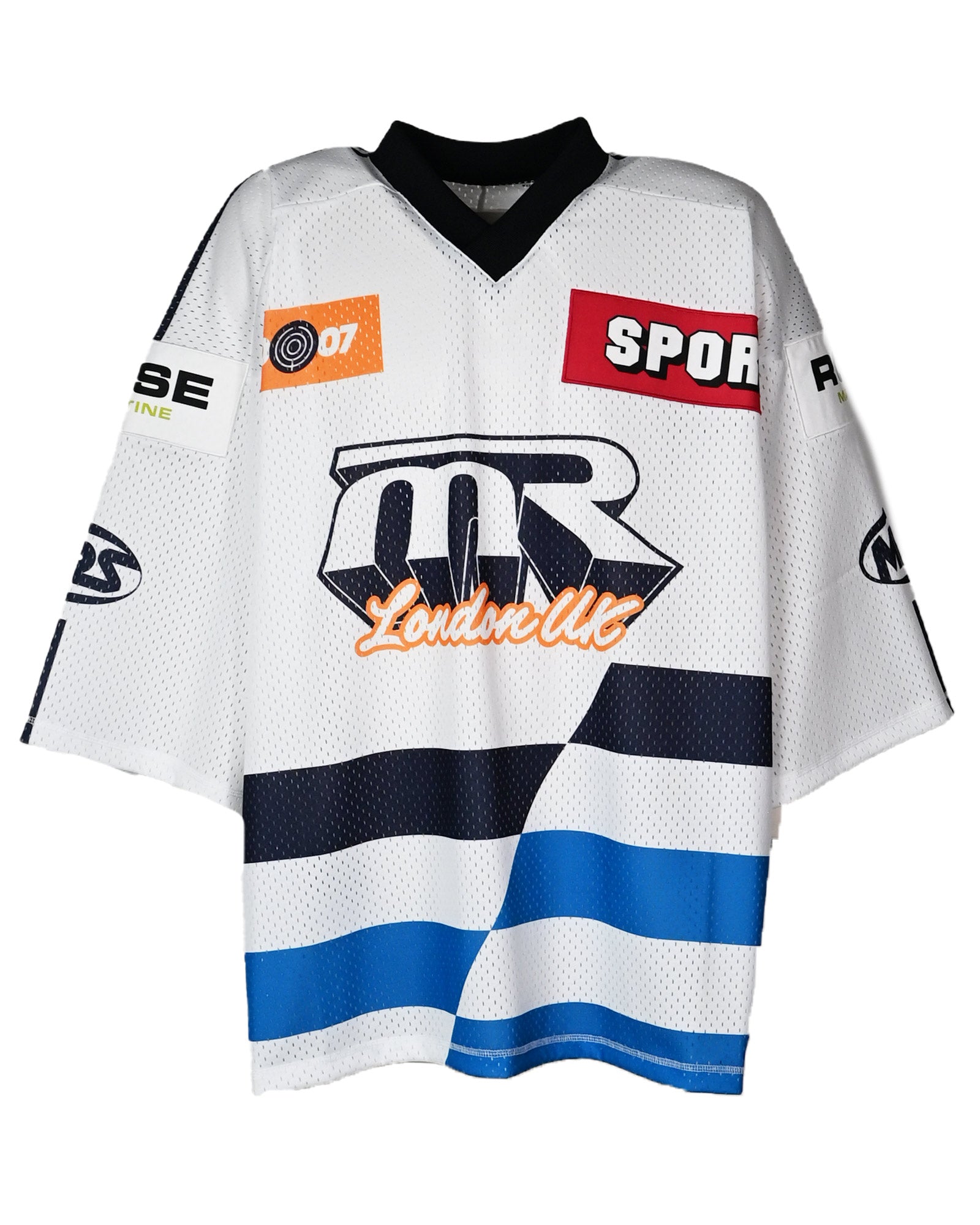 OVERSIZED HOCKEY TOP / WHITE